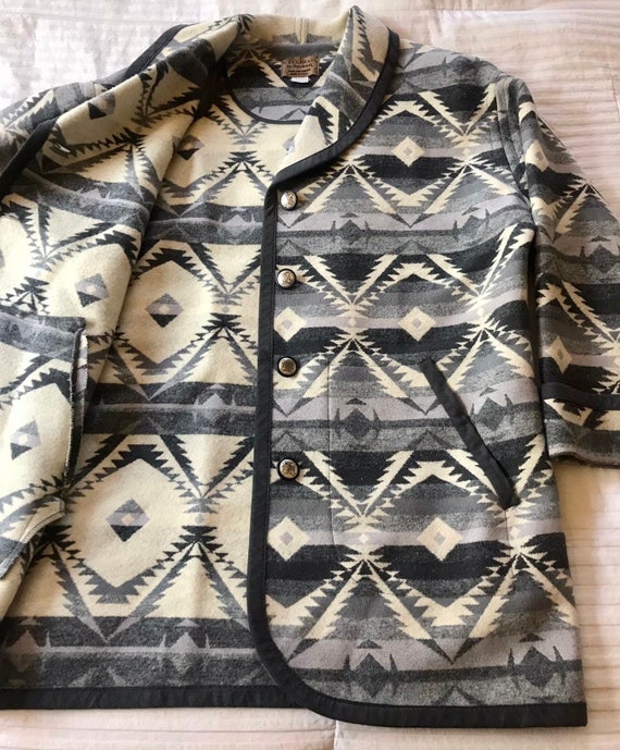 Pendleton Wool Jacket>Medium, Native Style Jacket… - image 6