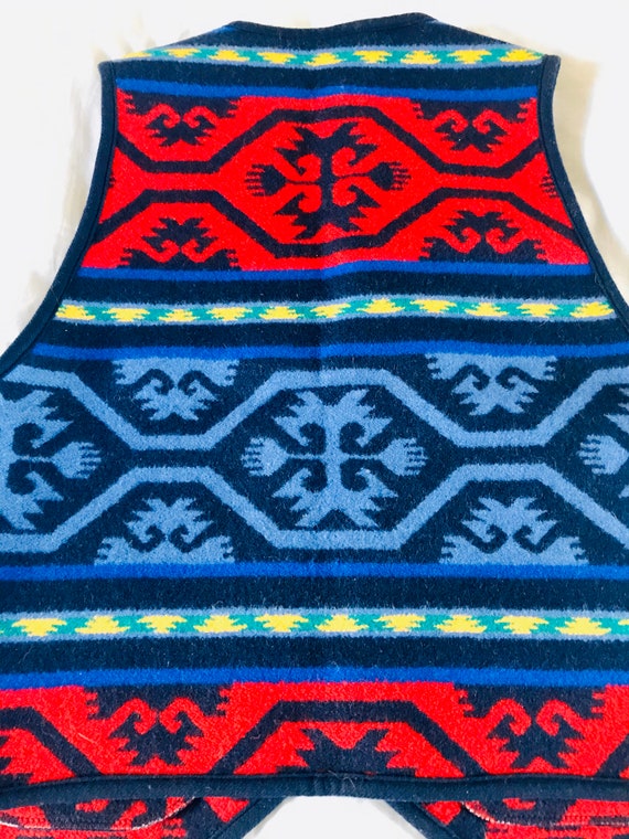 Pendleton Wool Vest> Women's Small, Native Style … - image 8