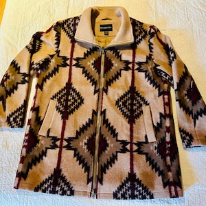 Pendleton Unisex Jacket>Men’s Large /Women's XL, Native Style Jacket, Southwest Jacket, Pendleton Jacket, Stylish Jacket