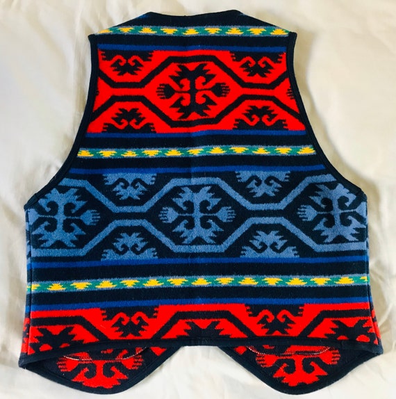 Pendleton Wool Vest> Women's Small, Native Style … - image 2