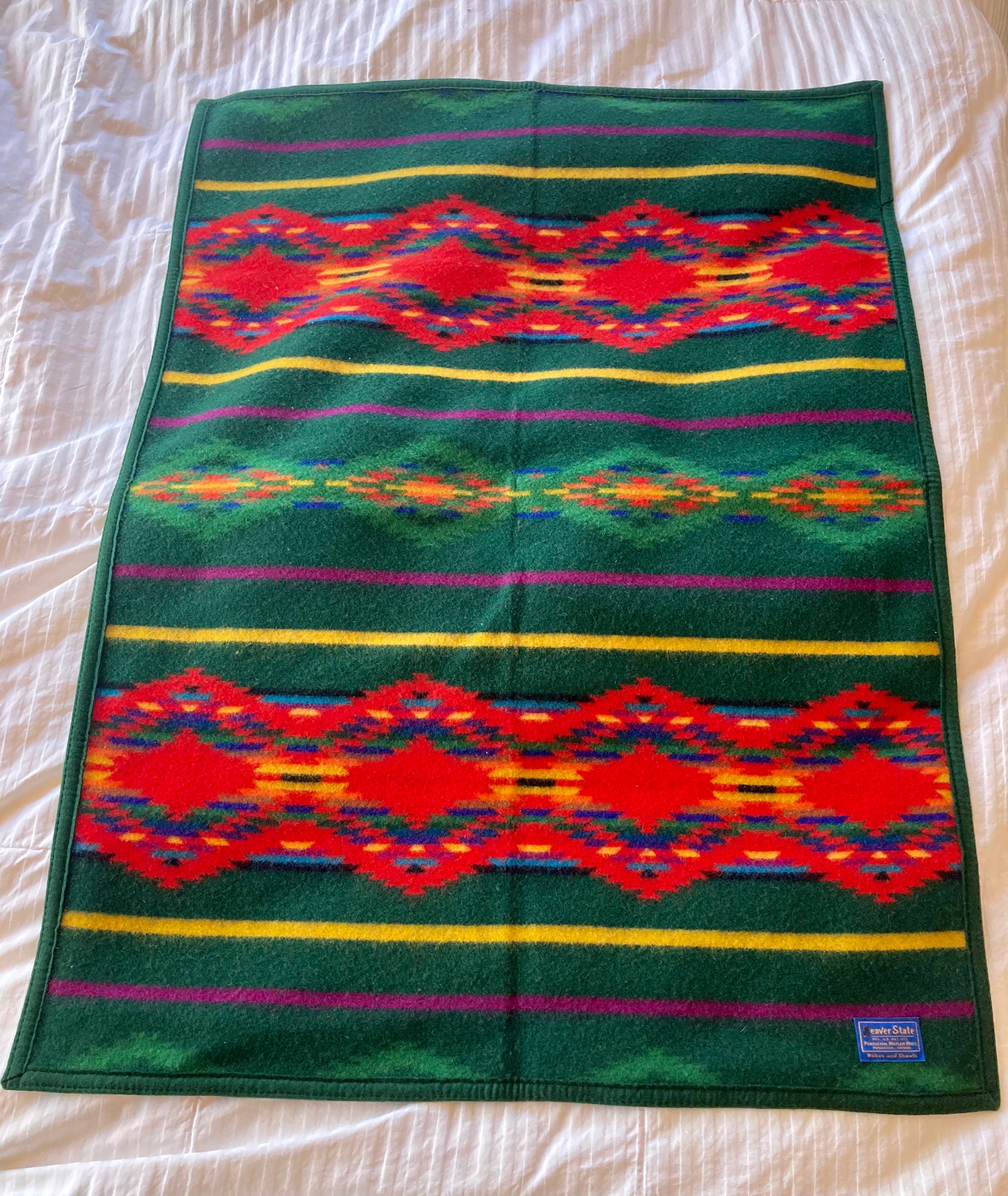Pendleton Wool Blanketbaby Blanket 42x31pendleton Etsy UK