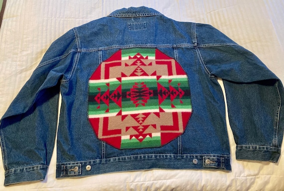 Wrangler Denim Jacketmen's XXL Native Style Jacket - Etsy
