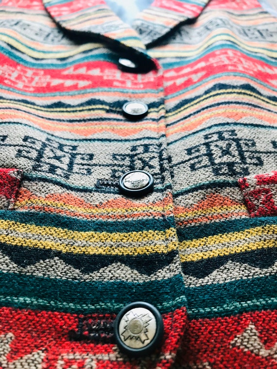 Pendleton Wool Vest>Women's Size 8/medium, Native… - image 3