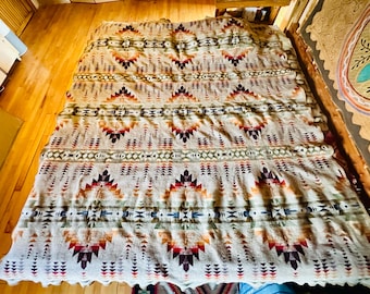 Manta de lana Pendleton > QUEEN (83.5”x77”), Colcha Pendleton, Manta estilo suroeste, Diseños nativos, Manta de lana, Manta cálida