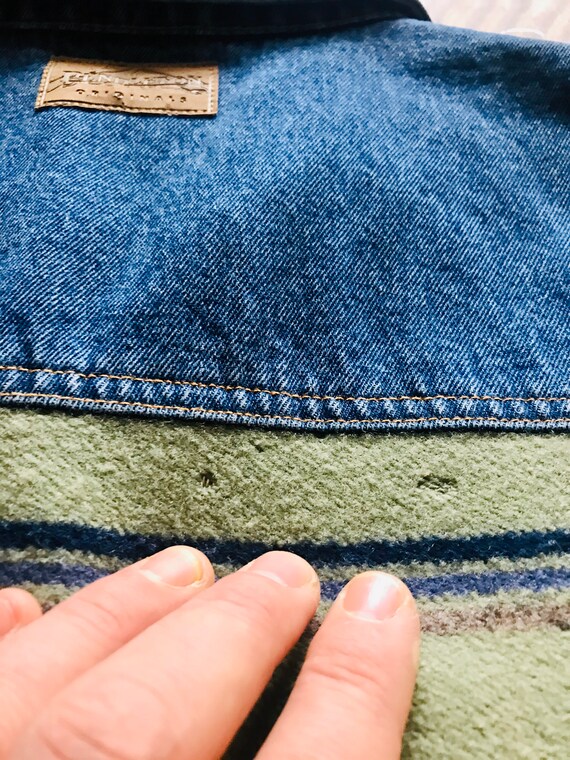 Pendleton Denim Vest>Women's Large, Native Style … - image 6