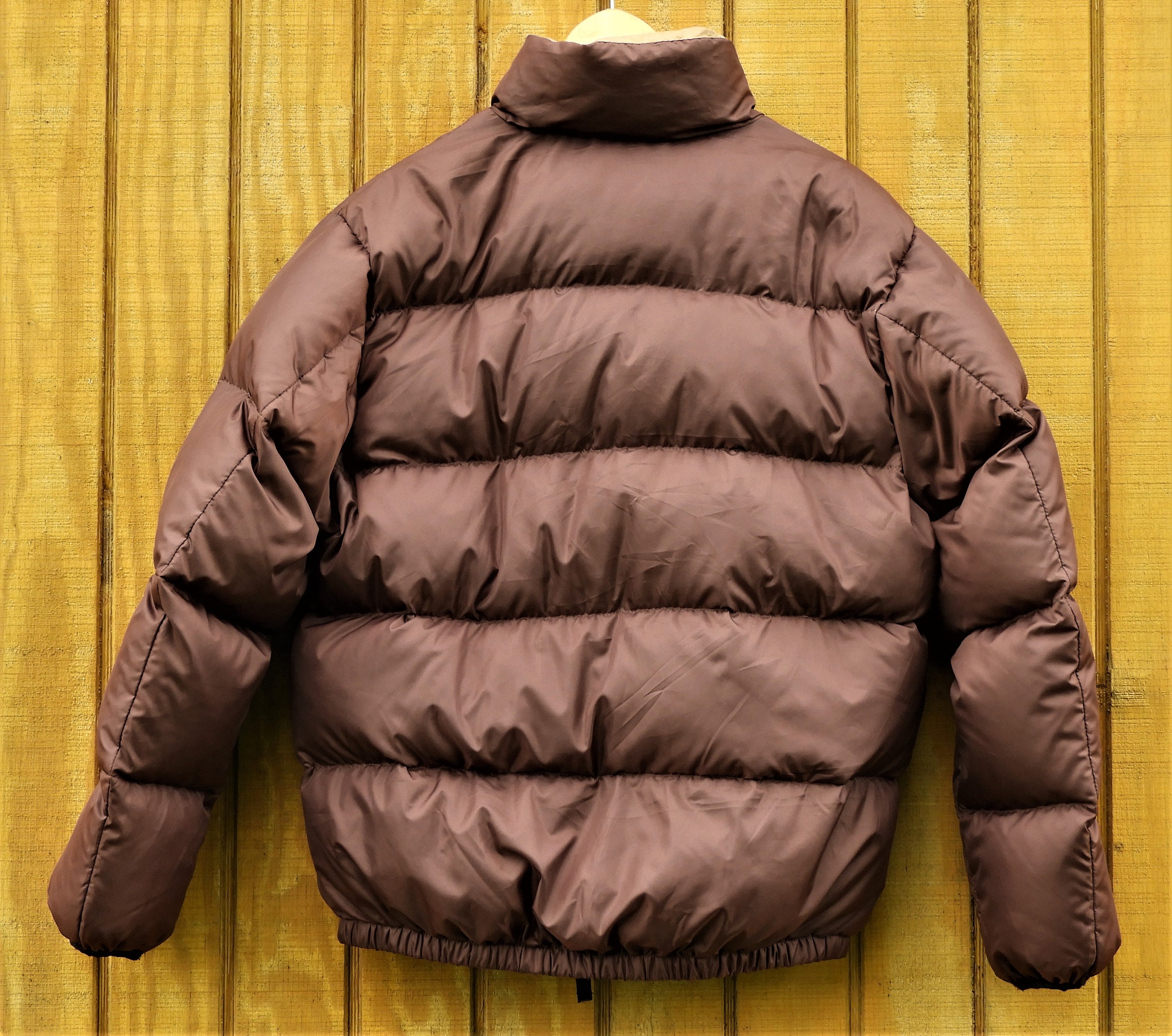 Vintage Polo Puffer Jacket, Men's Small Brown Ralph Lauren Coat, Polo