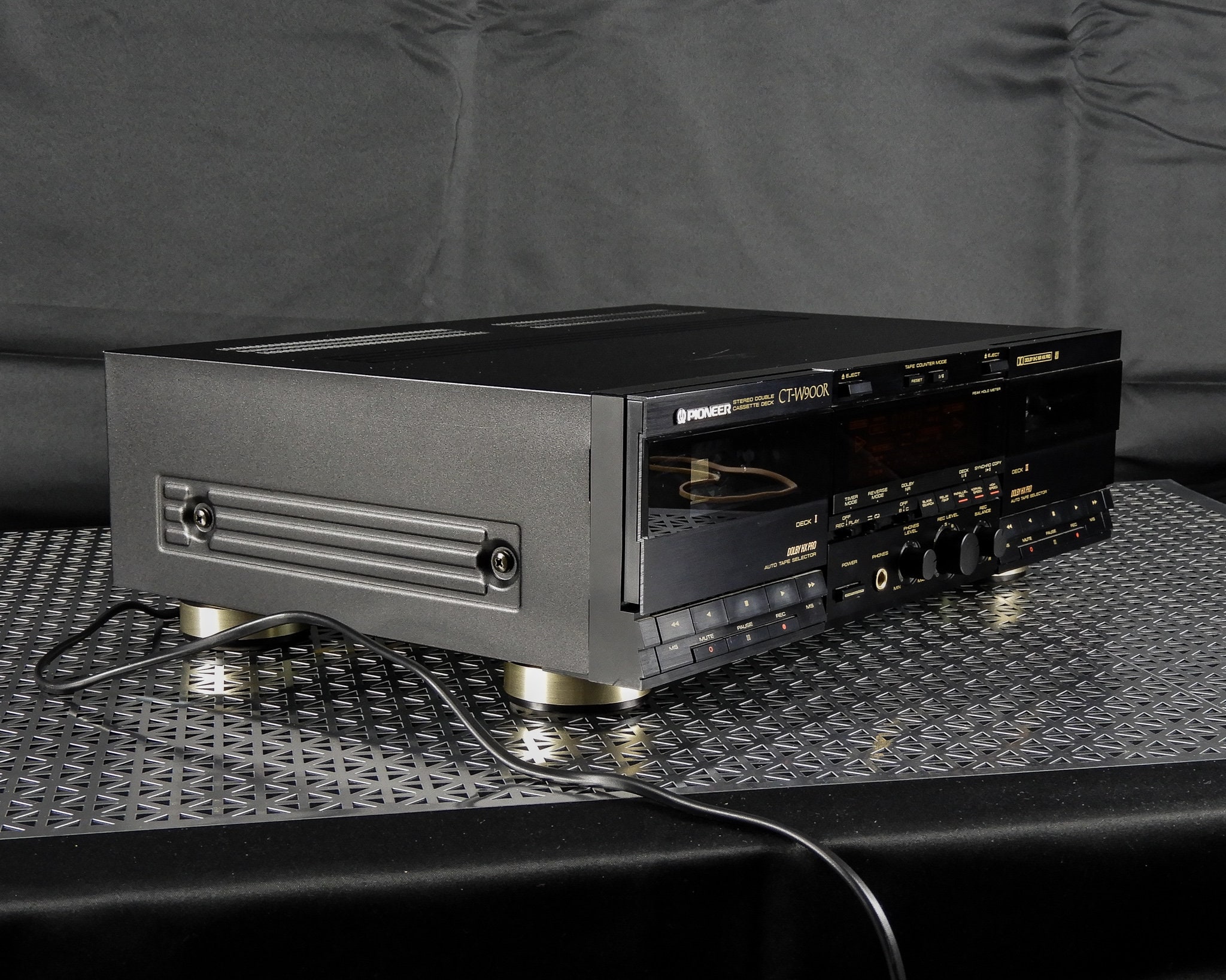 Vintage Pioneer Stereo, Dual Cassette, Tape Player, CTW900R Deck