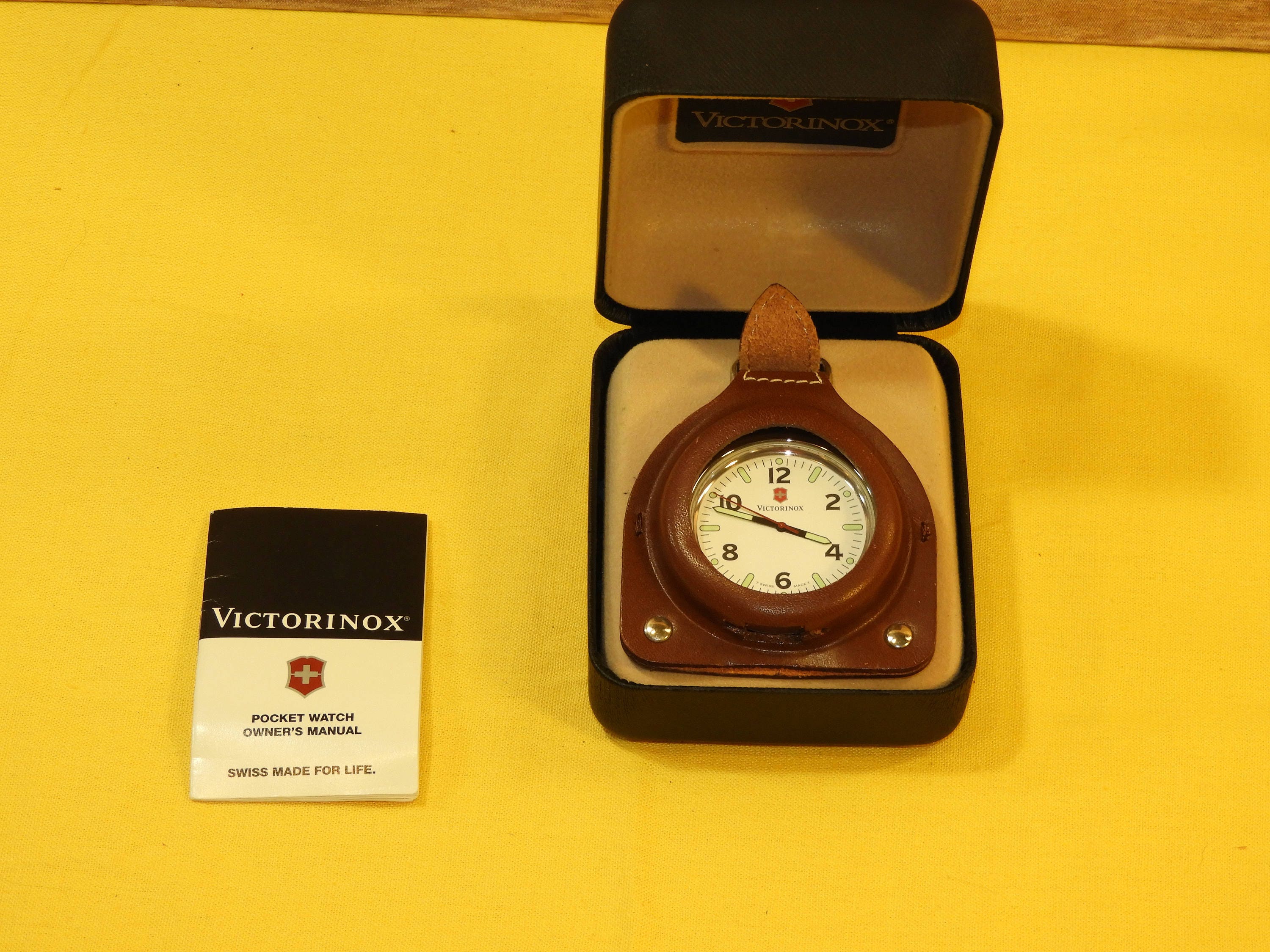 Vintage Victorinox Swiss Pocket Watch, Swiss Army Knife Watch, Swiss
