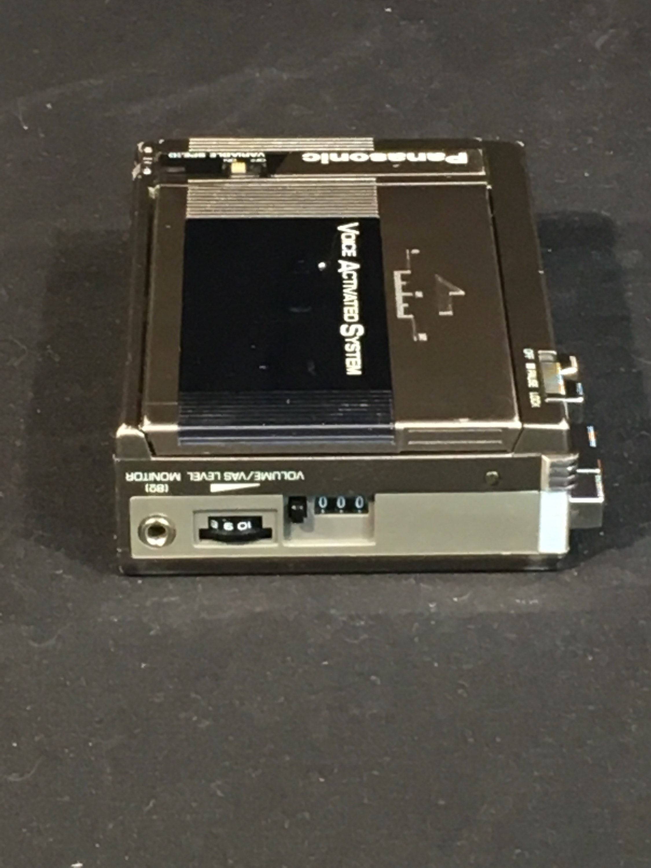 Vintage Panasonic Voice Recorder, RQ 355 Gray Cassette Player, Collectible Electronic, Battery