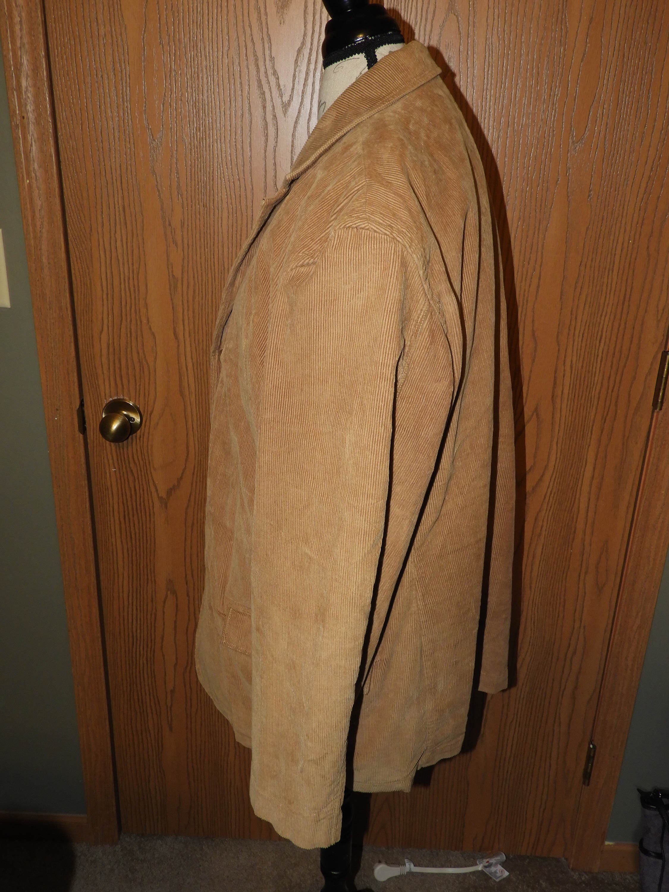 Vintage Gap Sport Coat, Mens Jacket Sz XXL, Corduroy Fashion, 100