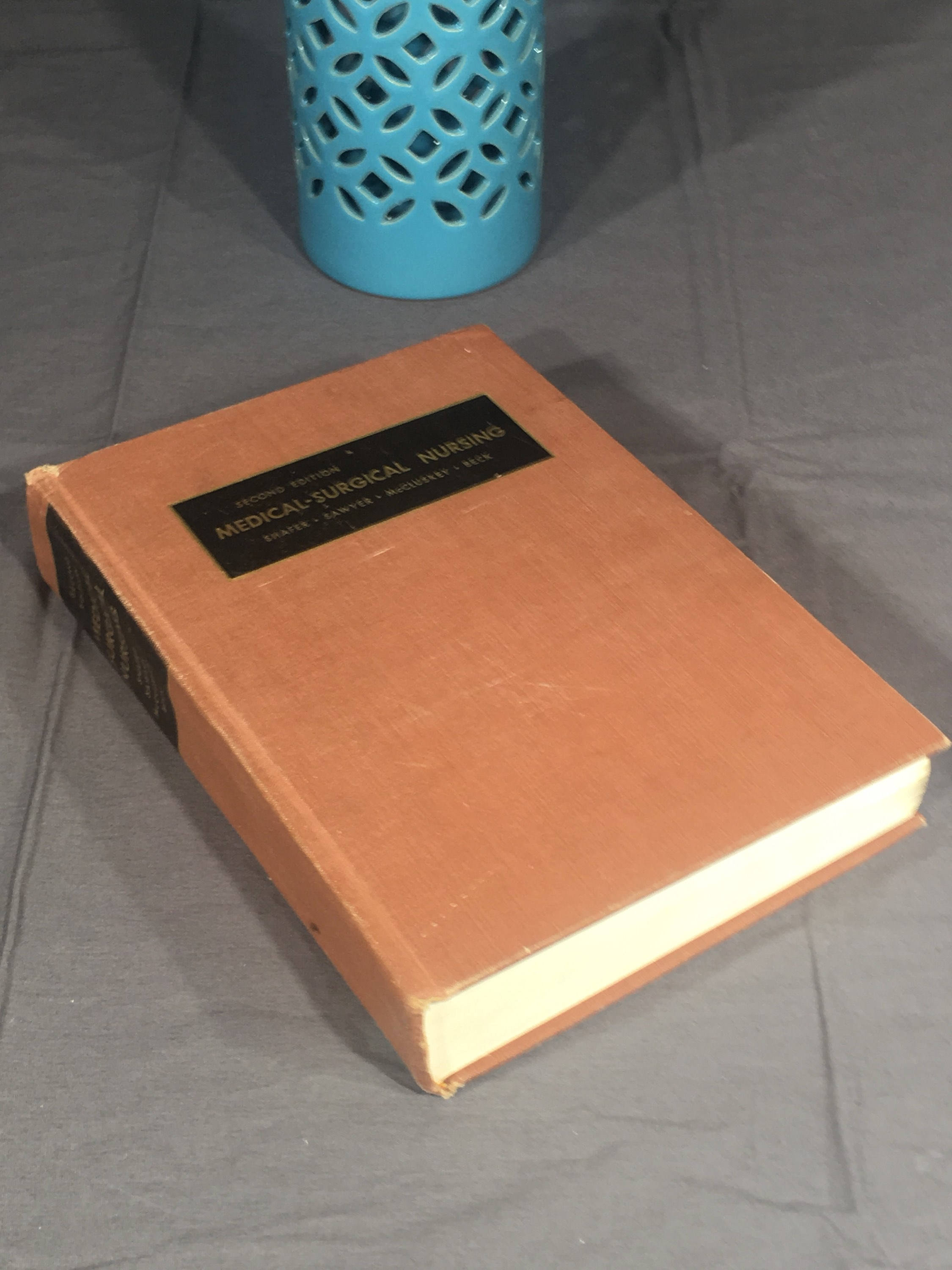 Vintage Healthcare Book 1961 MedicalSurgical Nursing Book Etsy