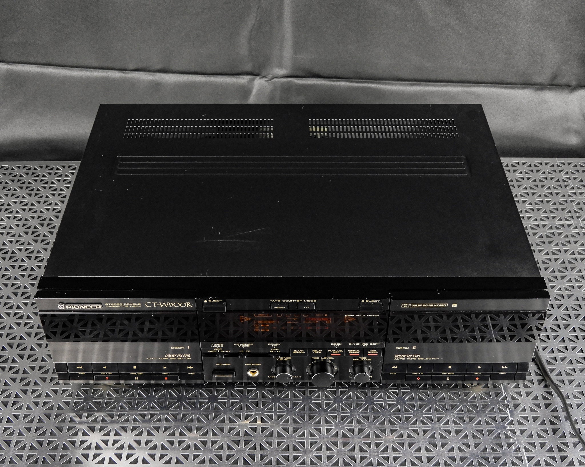 Vintage Pioneer Stereo, Dual Cassette, Tape Player, CTW900R Deck