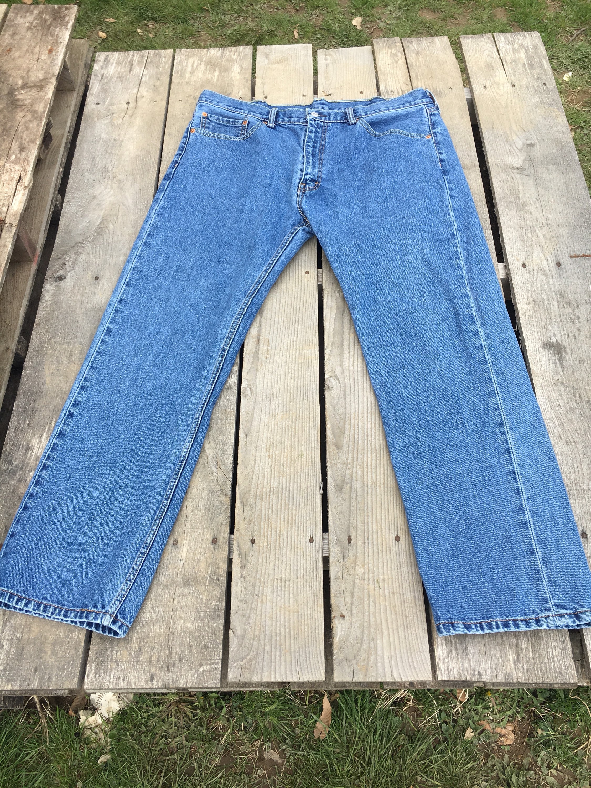 Vintage Men's 505 Levis, 40 x 32 High Rise Waist Pants, Mens Blue Jeans ...