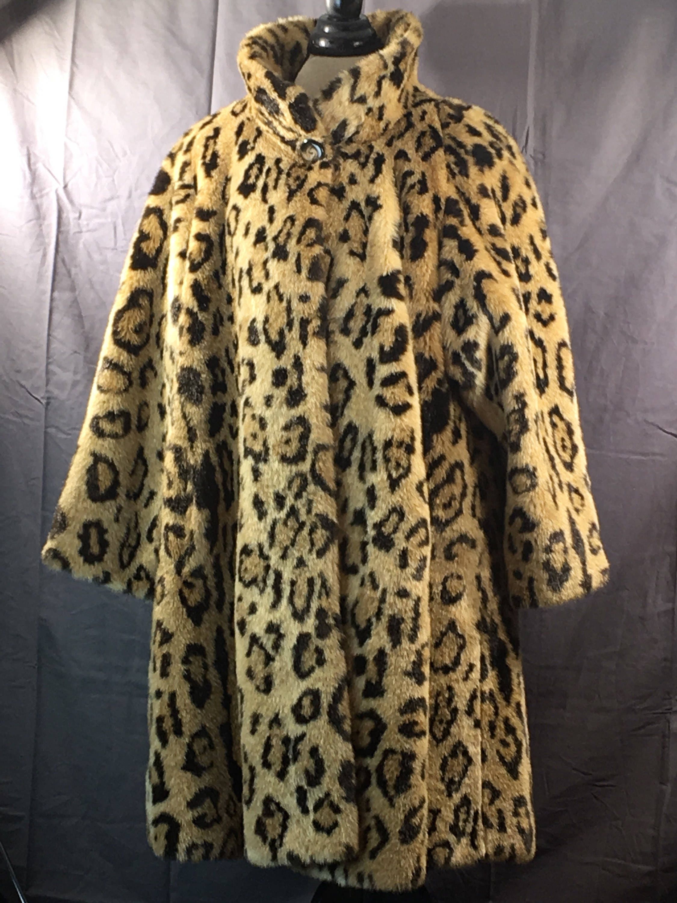 cheetah print coats