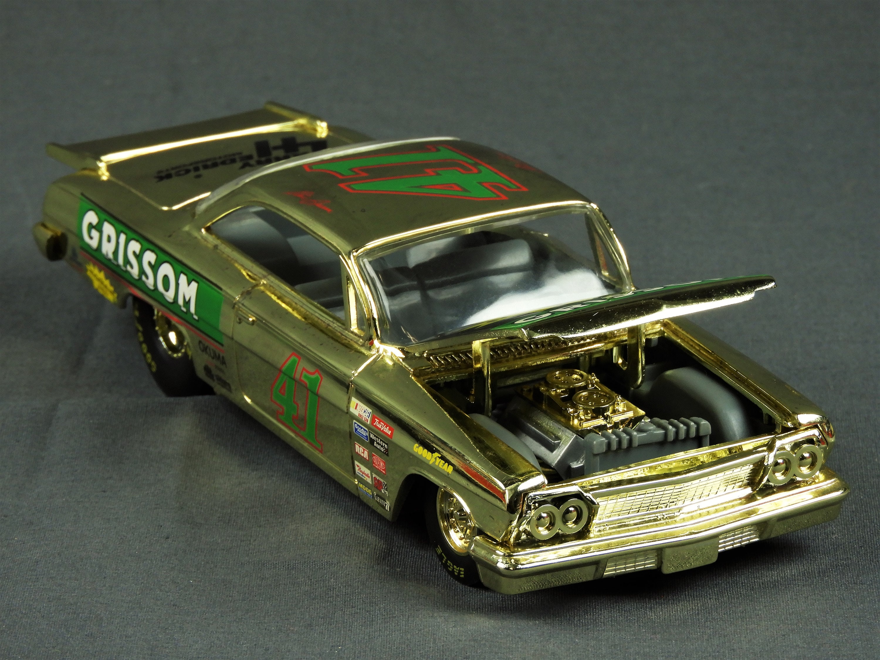 Vintage Diecast Replica, Grissom Car, Racing Champions, Original Box, 1