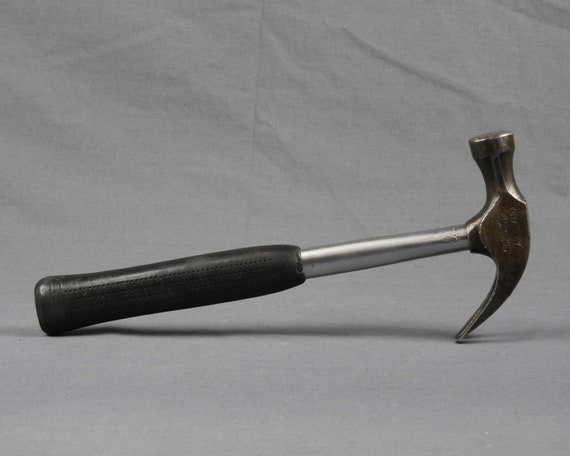 Vintage Stanley Steelmaster Claw Hammer Industrial Metal -