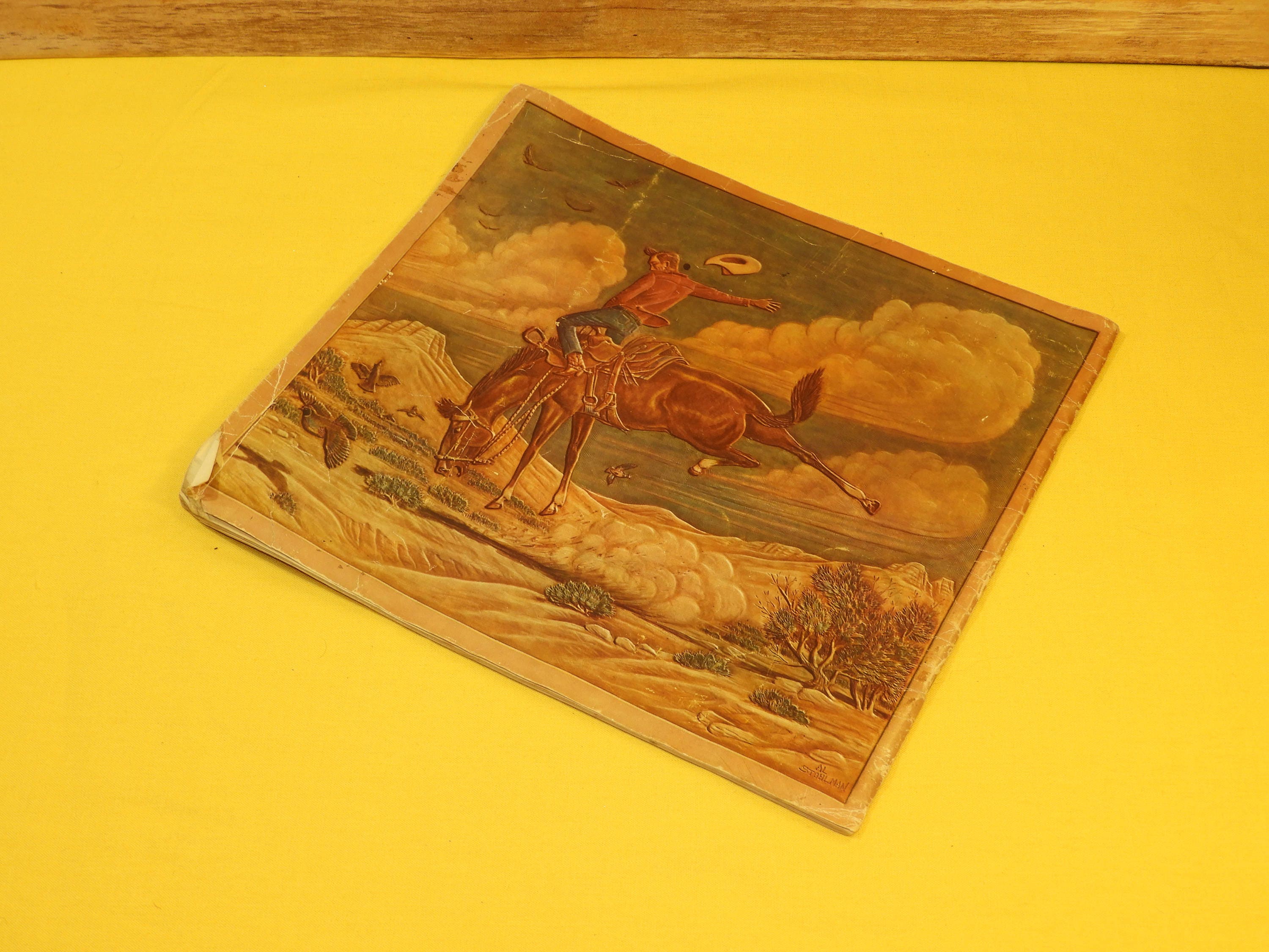 Vintage 1953 Figure Carving Craft Book, Mid Century Al Stohlman