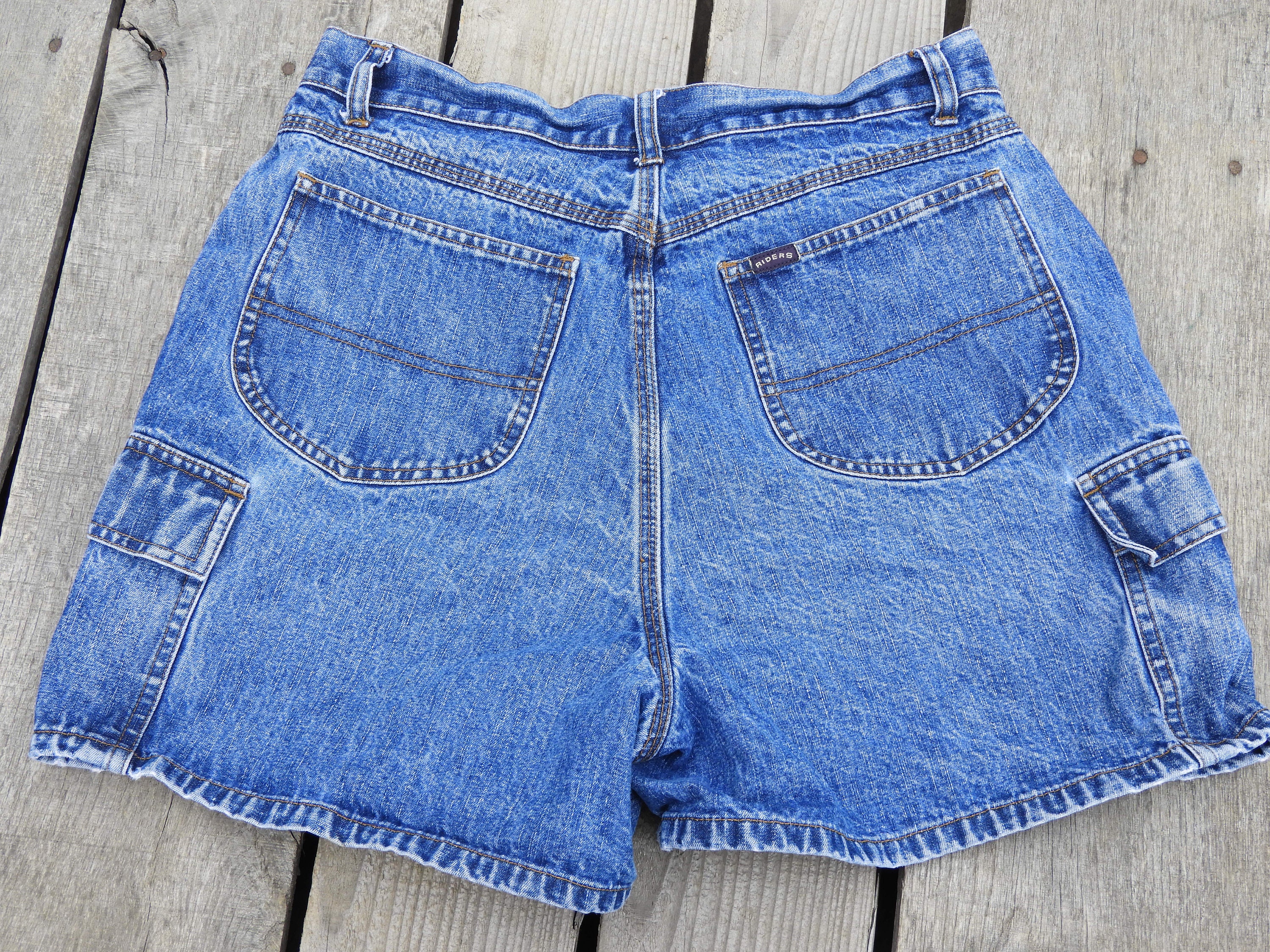 lee rider denim shorts