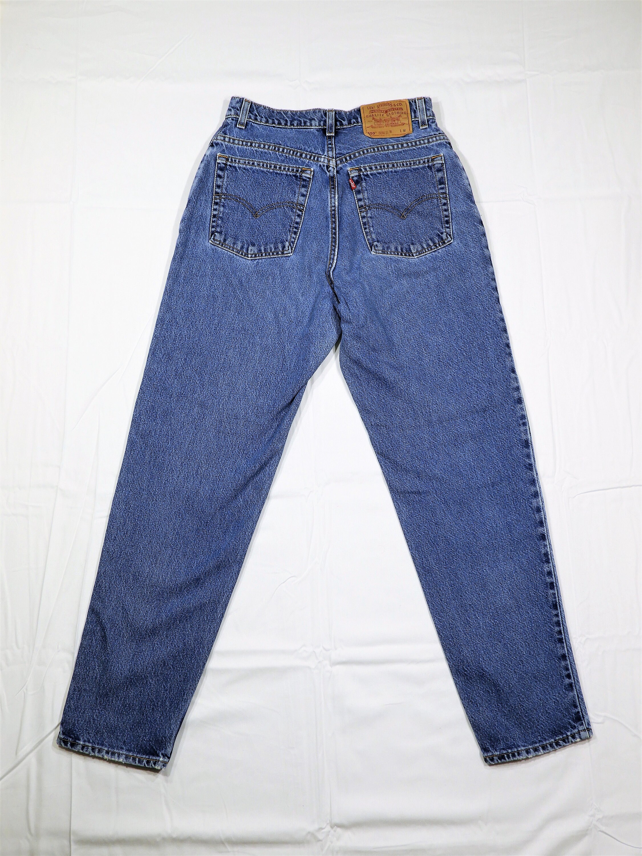 Vintage Women's Levis, 28 x 31 Blue Jeans, 550 Tapered Leg, 10 M ...