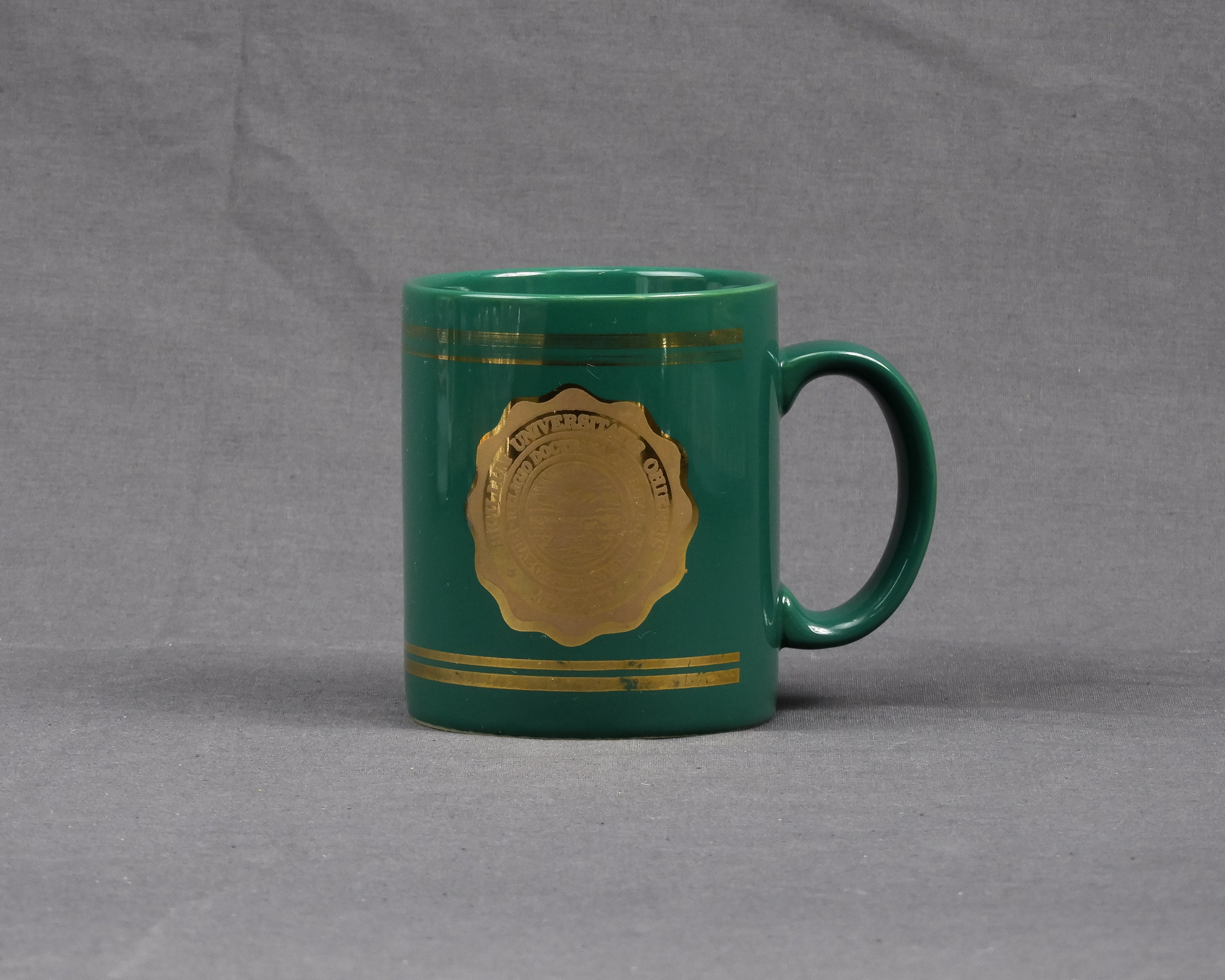 Vintage Coffee Mug Ohio University Seal Collectible Cup Etsy