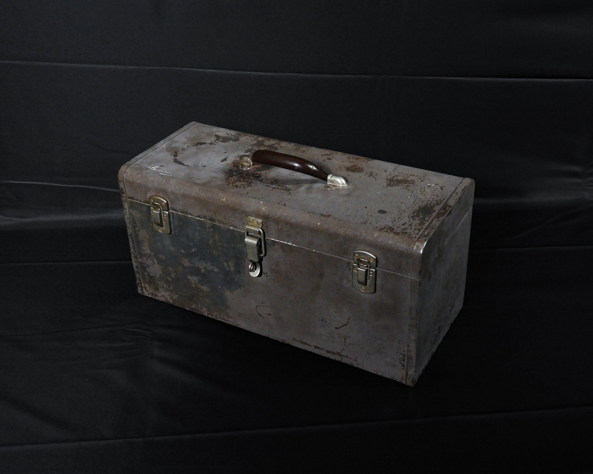 Vintage Kennedy Toolbox, 1980's K20, All Purpose, Brown Handle