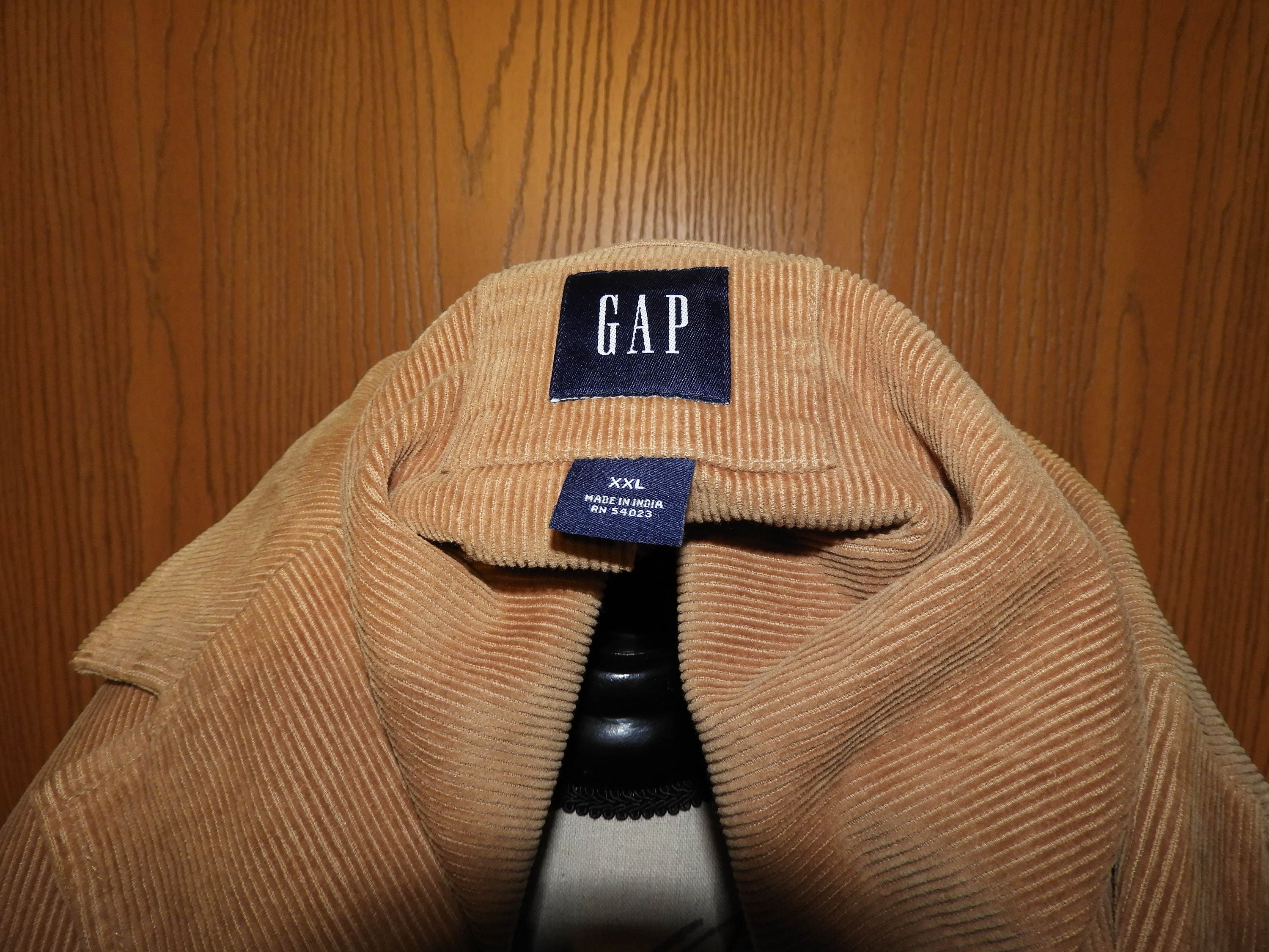 Vintage Gap Sport Coat, Mens Jacket Sz XXL, Corduroy Fashion, 100