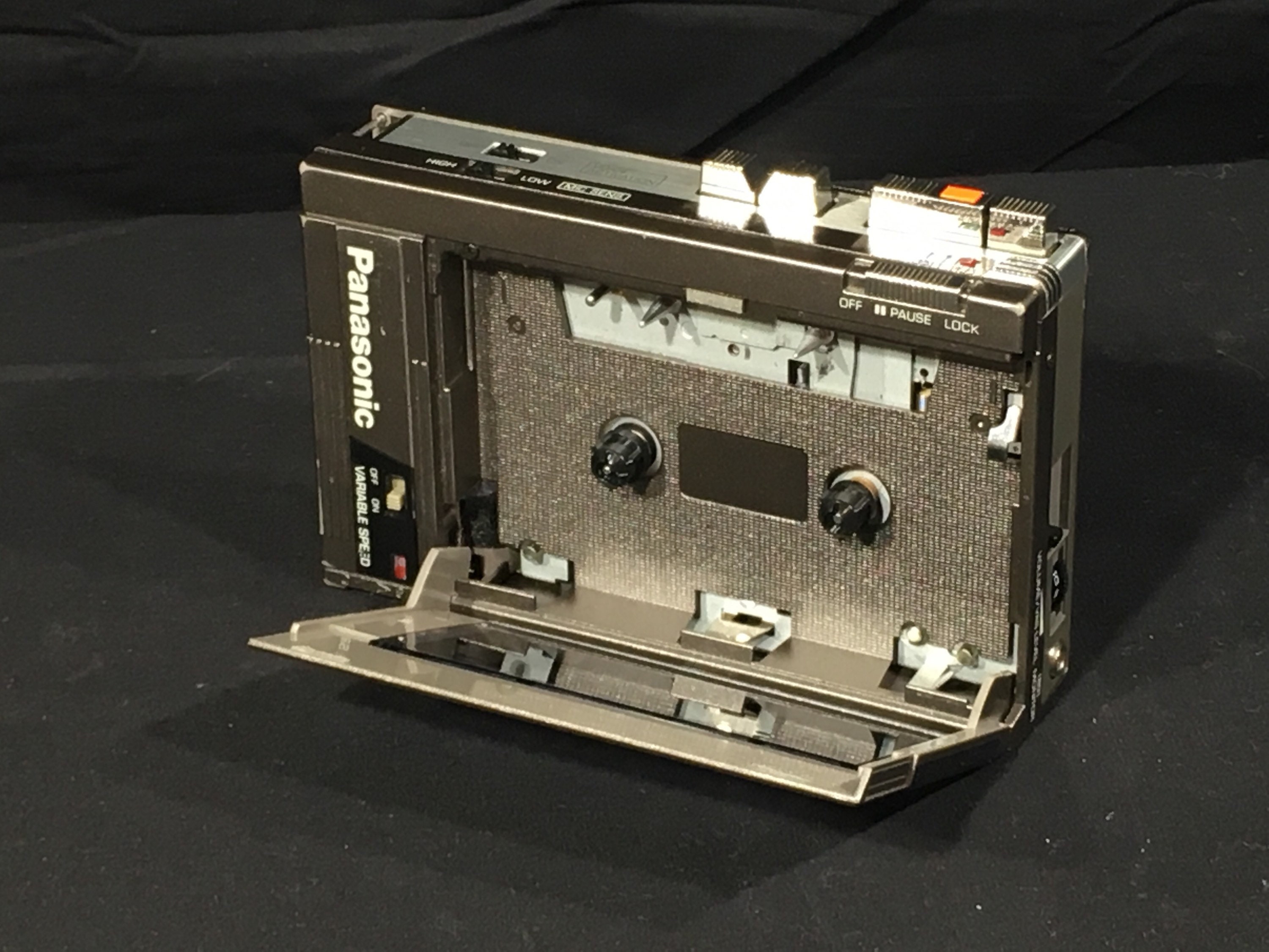 Vintage Panasonic Voice Recorder, RQ 355 Gray Cassette Player