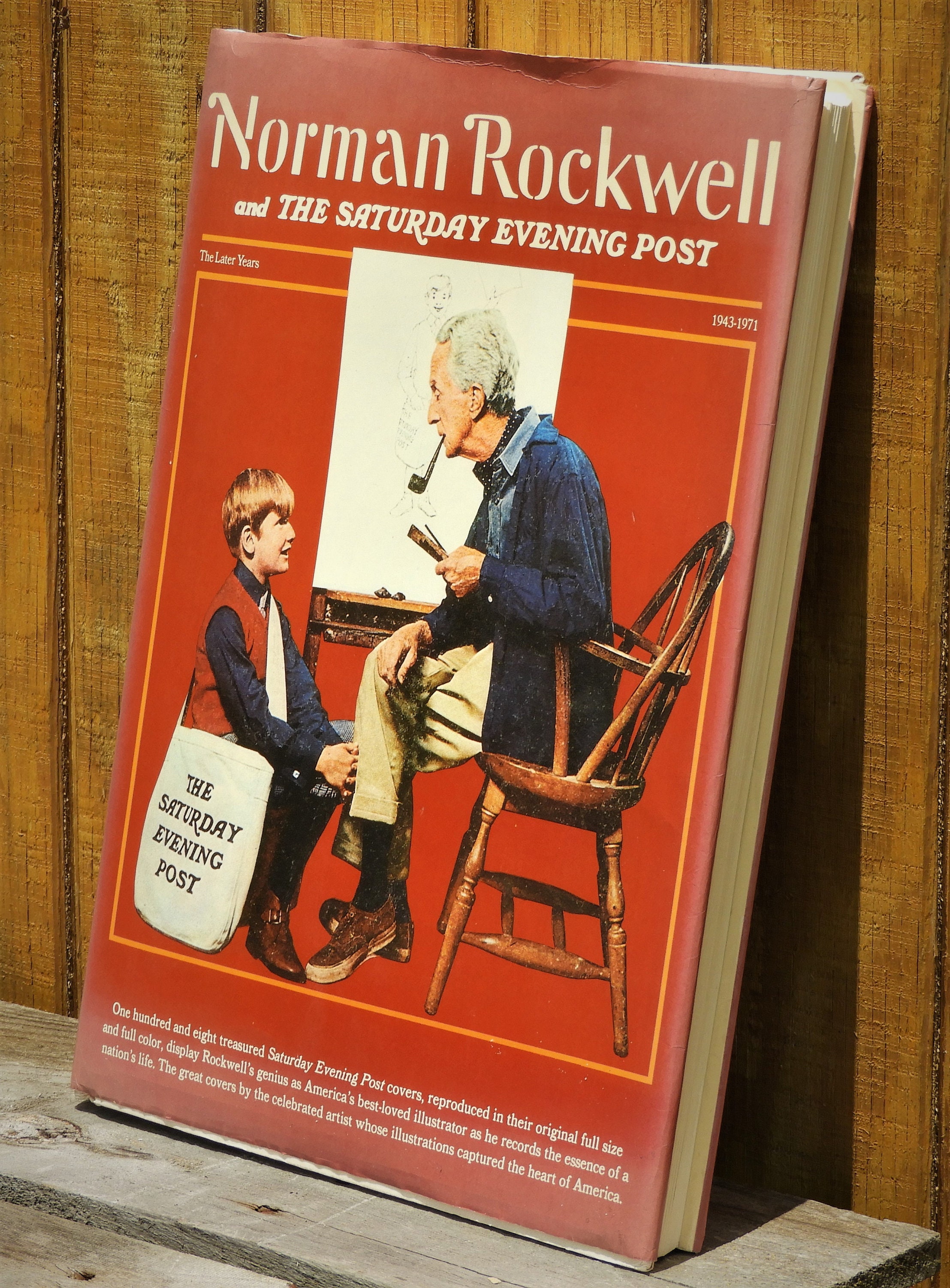 Vintage Norman Rockwell Book, 1976 The Saturday Evening Post, 19431971