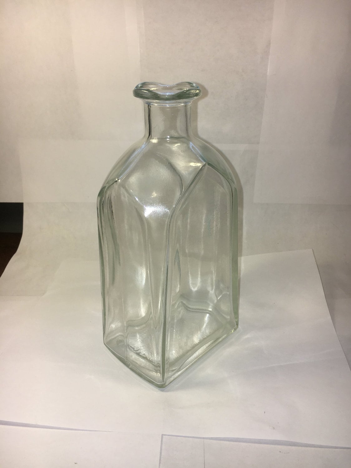 Vintage Armstrong Glass Bottle, Early 1930's Prohibition Bottle, Clear