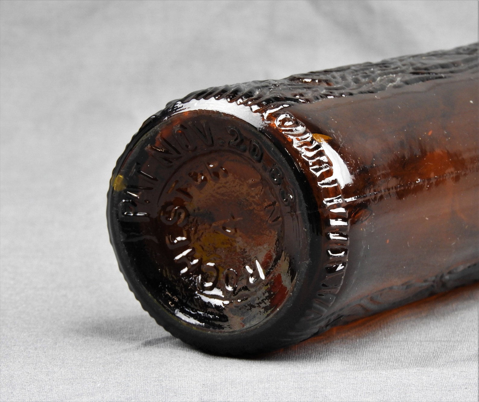 Antique Bitters Bottle 1883 Tippecanoe Birch Log & Canoe Etsy