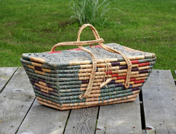 Vintage coil basket