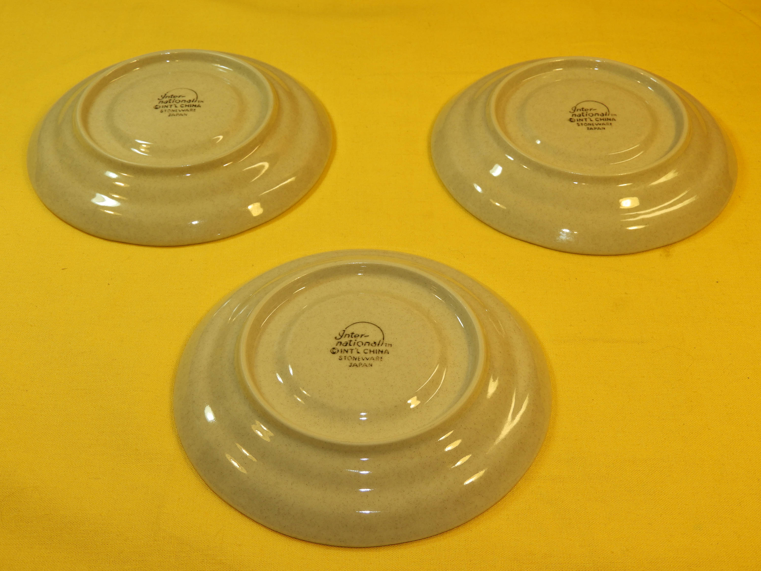 Vintage International China Saucers (3), Marmalade Decorative Plates