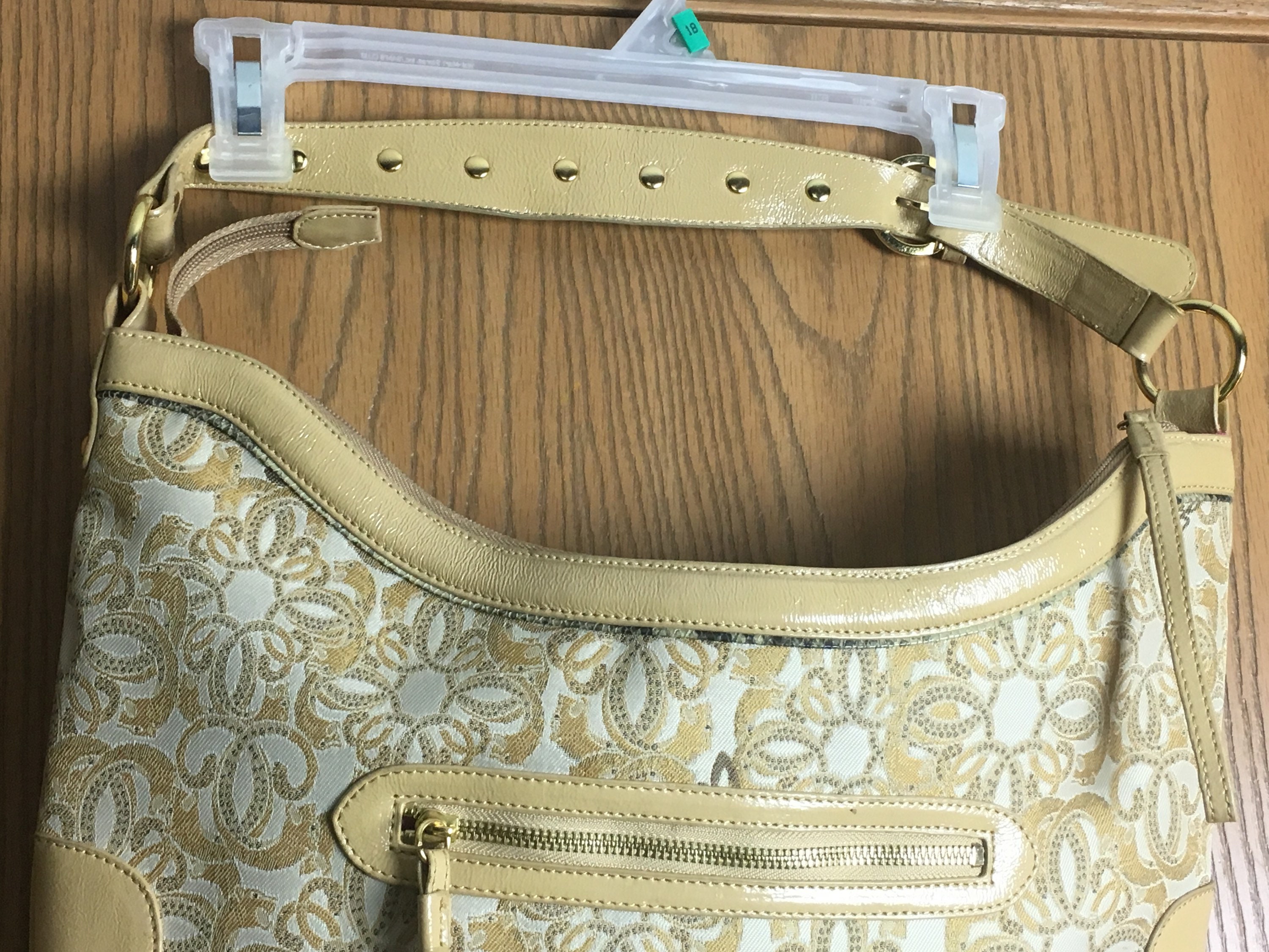 Vintage Sharif Handbag, Golden Banjo Style Shoulder Bag ...