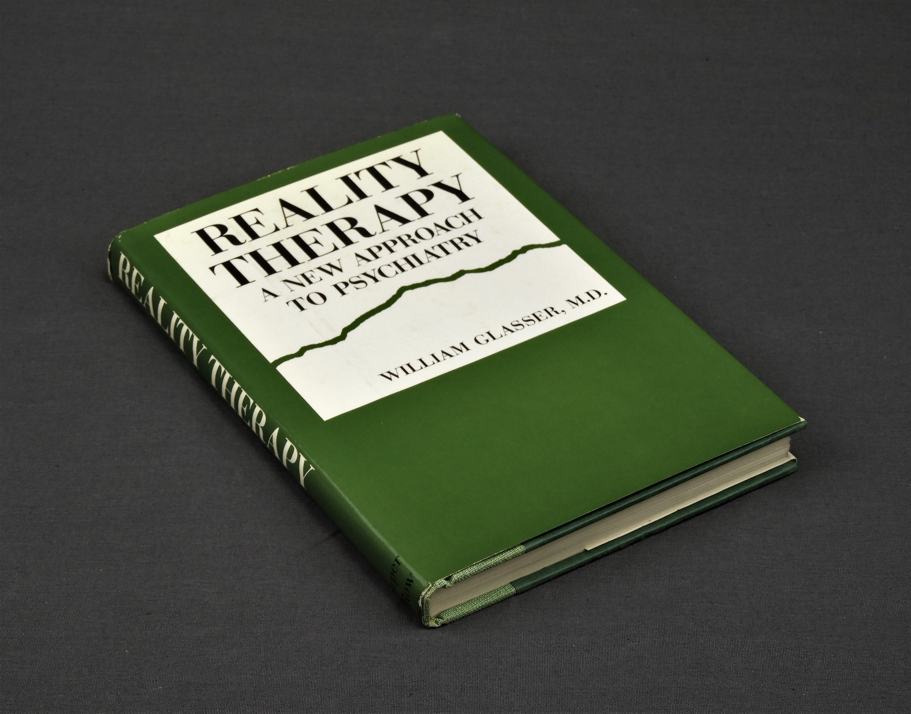 Vintage Psychiatry Book, Reality Therapy, A New Approach, 1965 Hardback