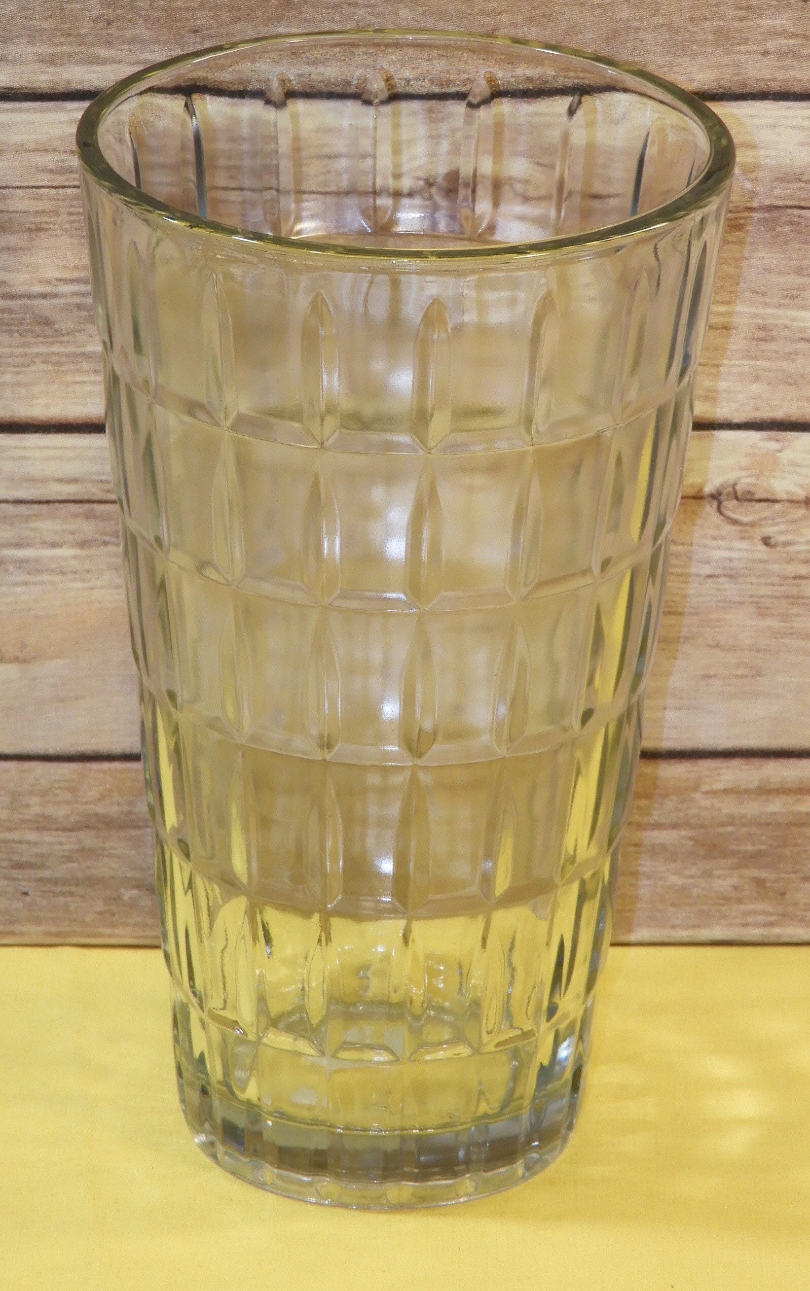 Vintage Glass Vase, Kitchen Counter Decoration, Clear Decorative