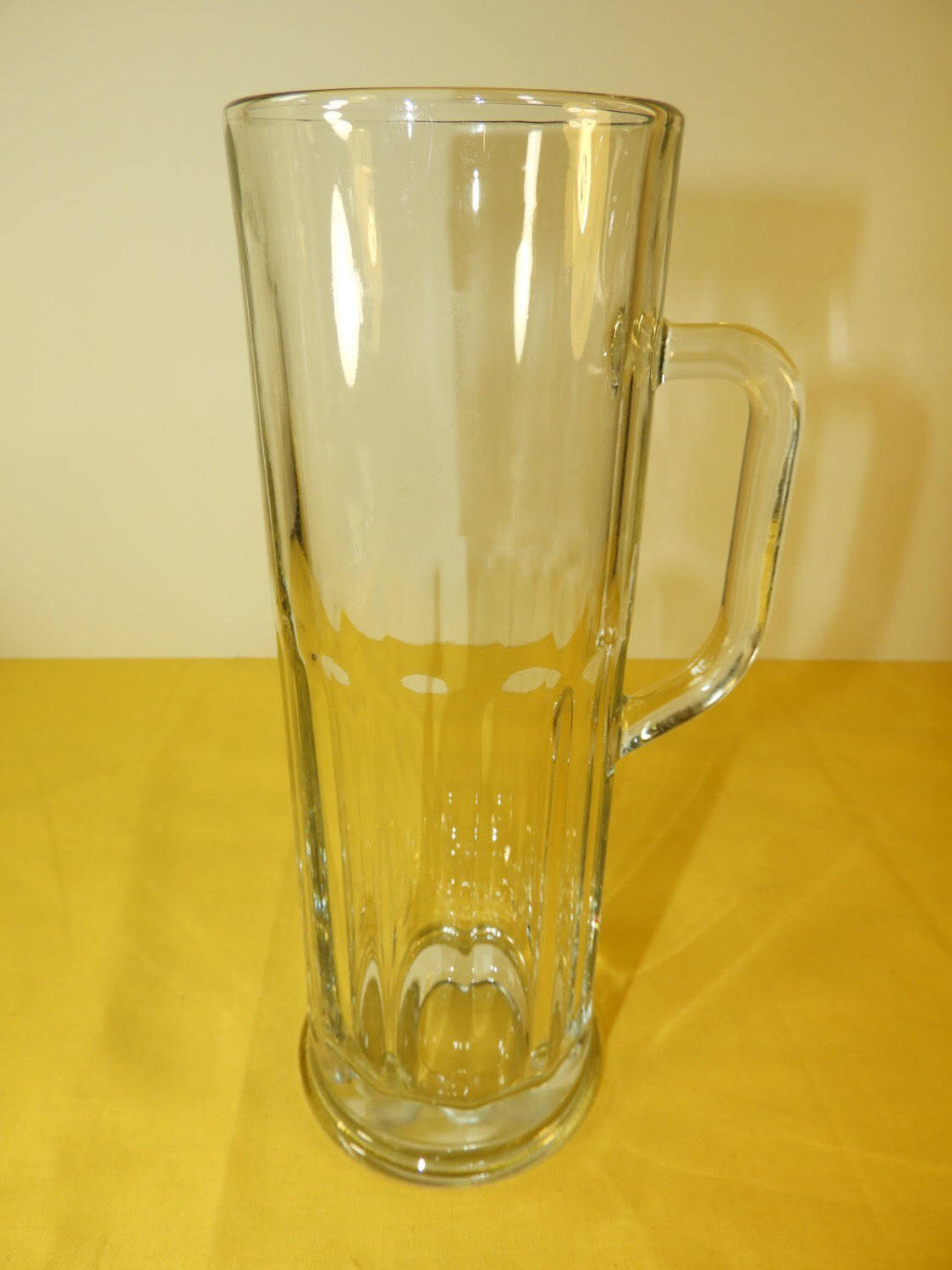 Vintage Libbey 9 Tall Glass Mug, Libbey Tall Mugs, Heavy Libbey Glass