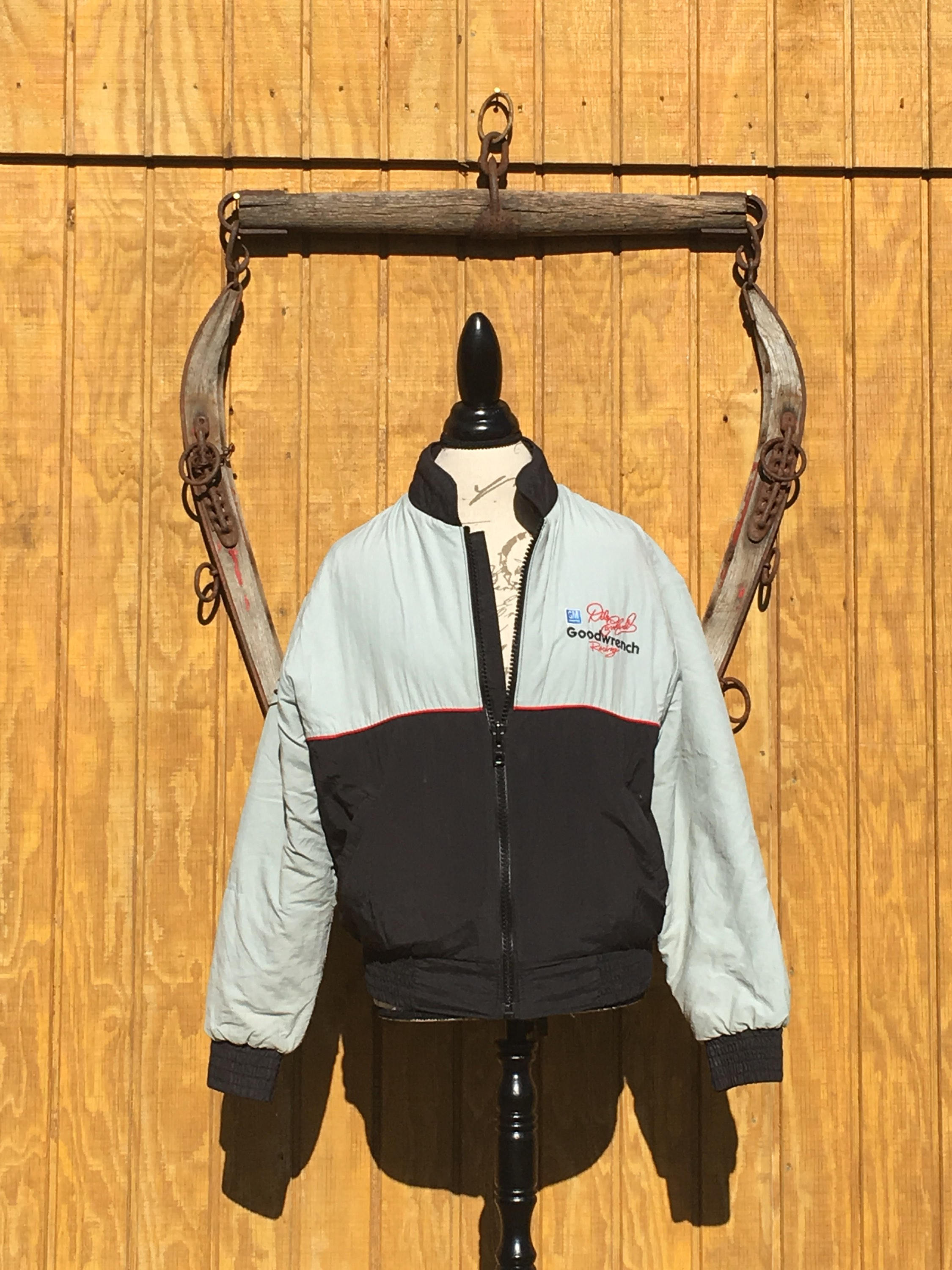 Vintage Dale Earnhardt Coat, Women's Sz Small Nascar 3 Memorabilia, Black Gray Winston Cup 