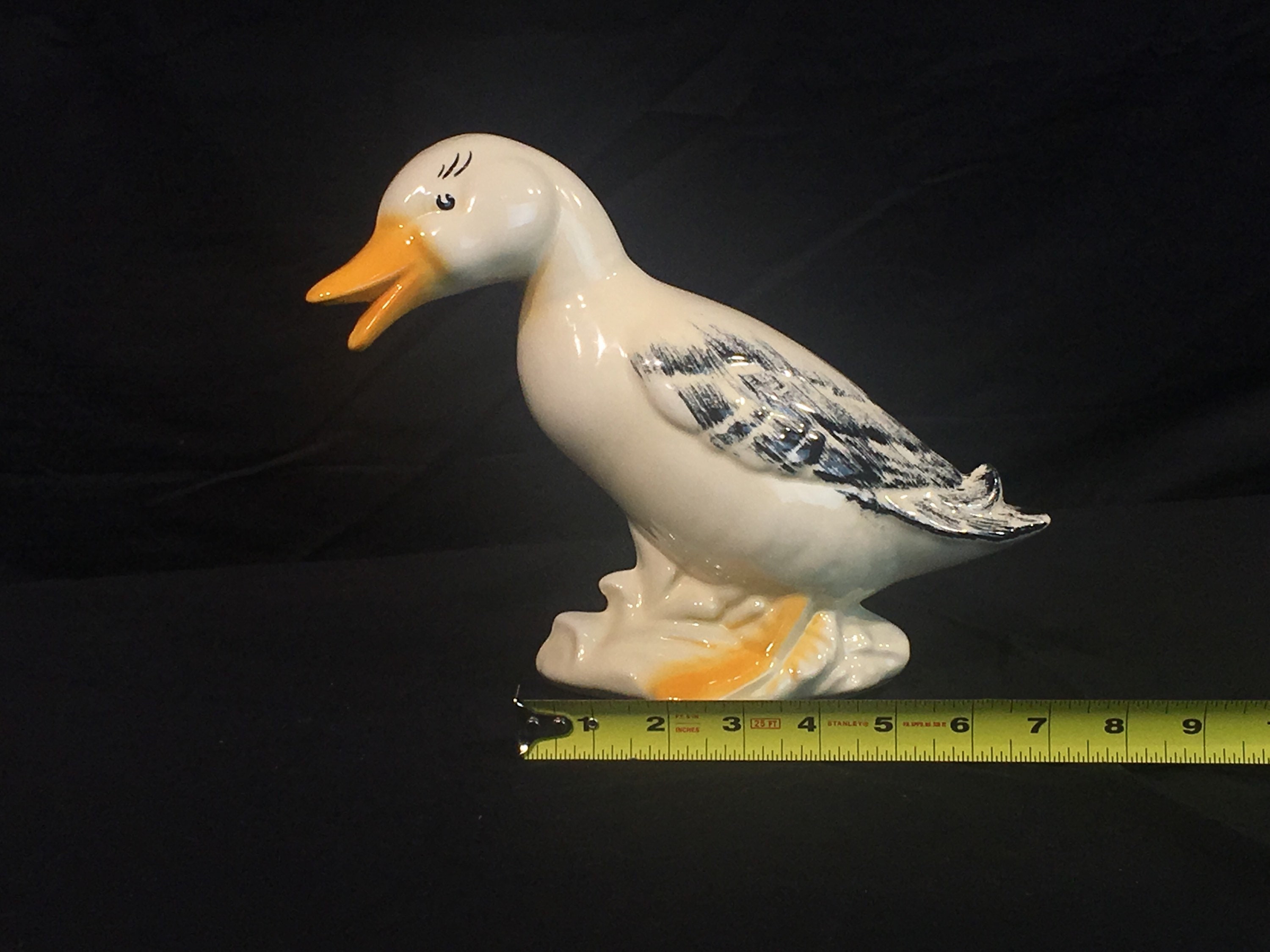 ceramic duck statue