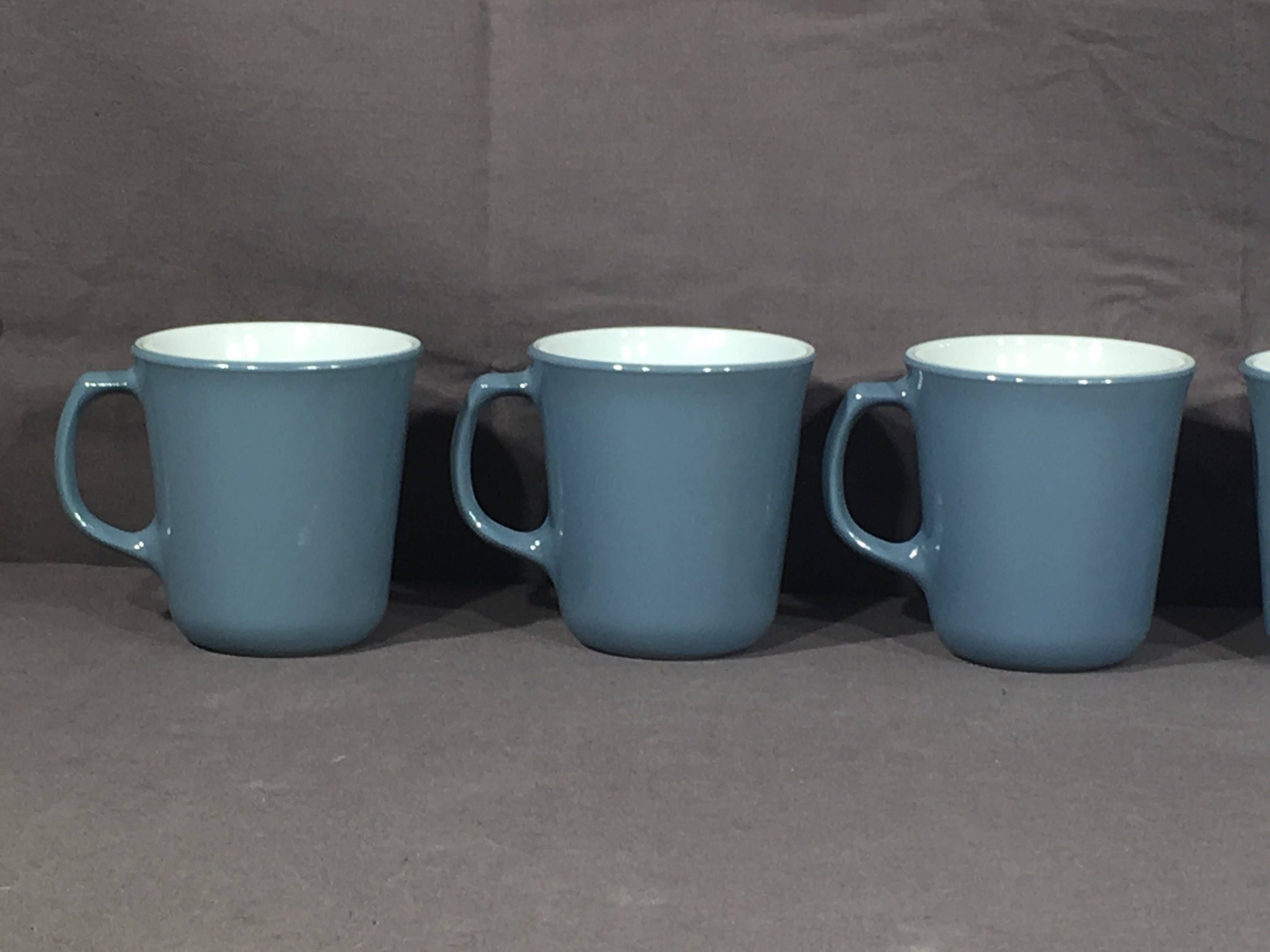 vintage milk glass coffee mug