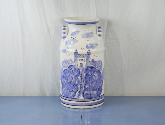 large ceramic umbrella stand