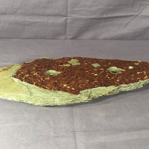 Vintage Slate Potholder, Green shops Copper Rock Trivet, Decorative Kitchen Countertop Accent, Collectible Rock Art,Clear Coat Stone Decor,Coaster