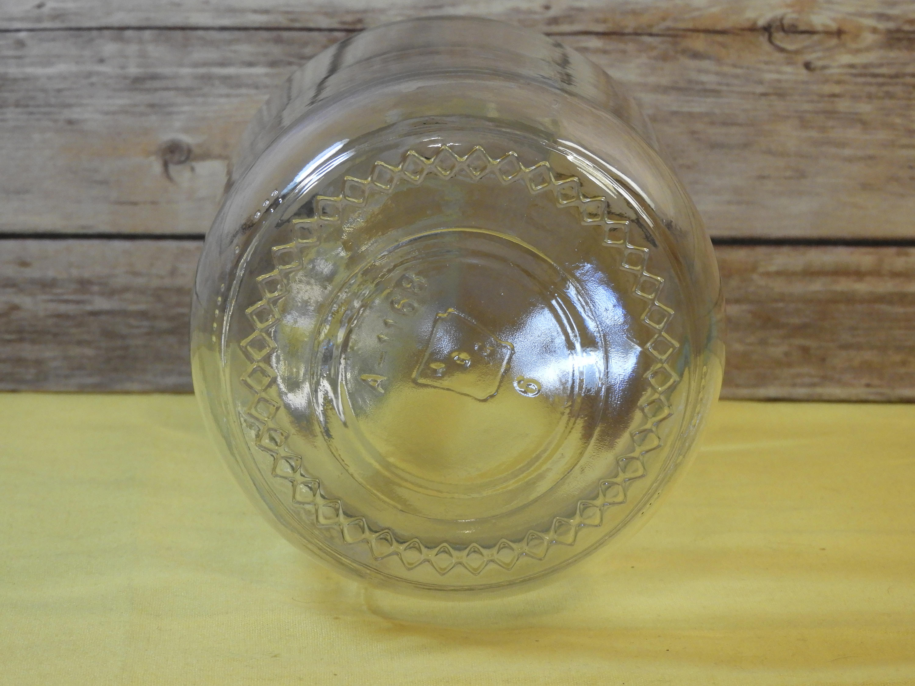 Vintage Arkansas Glass Co Jug, Glass AGC Water Vinegar Storage Jug