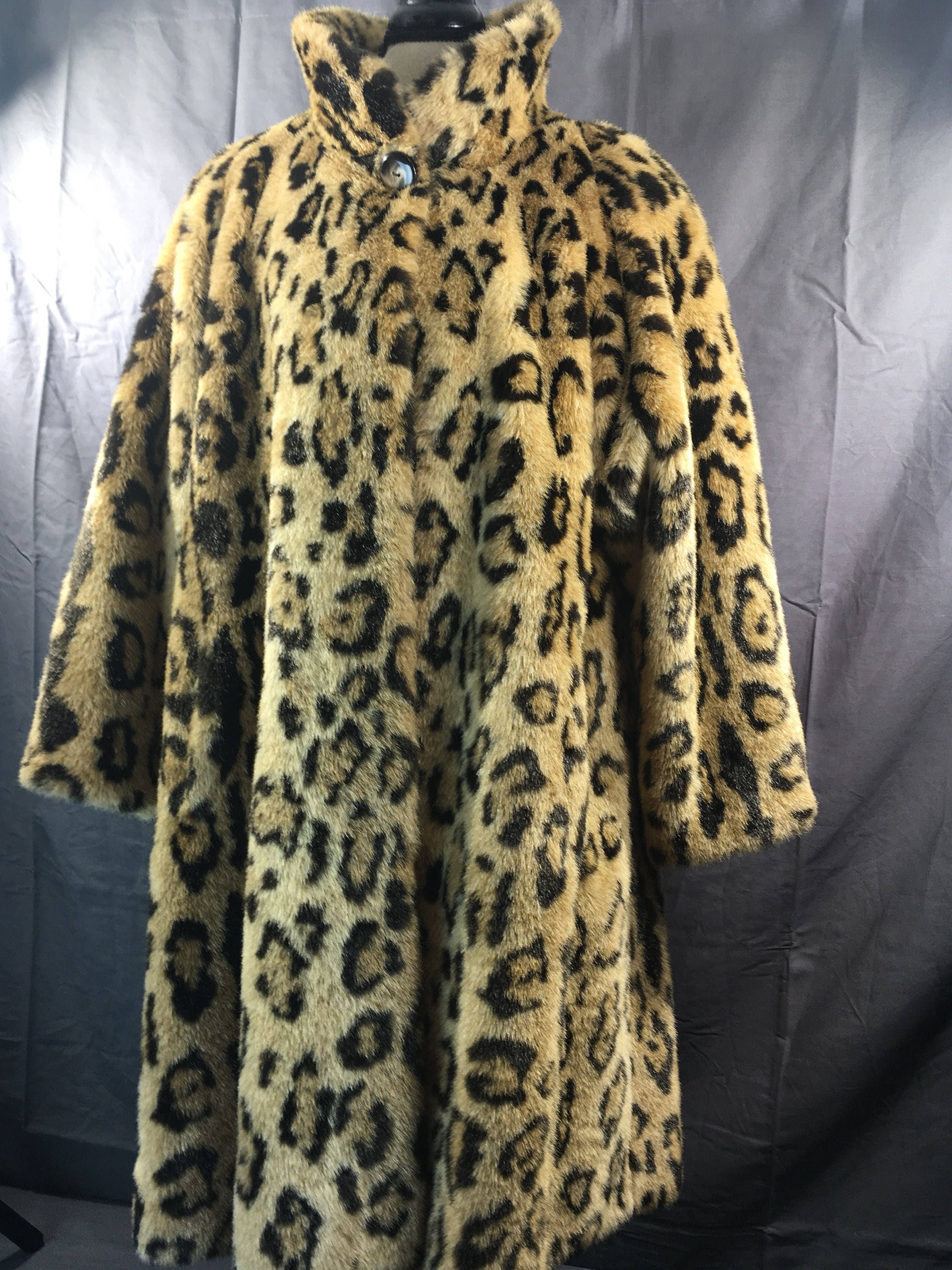 cheetah print coats