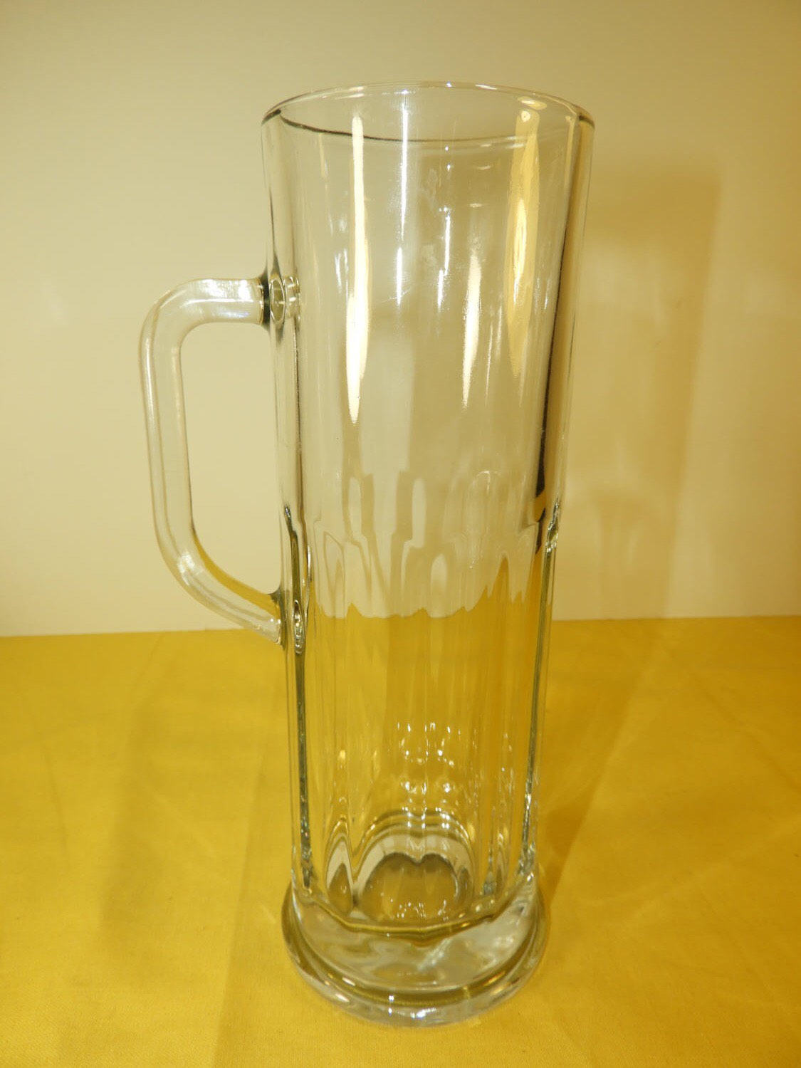 Vintage Libbey 9 Tall Glass Mug, Libbey Tall Mugs, Heavy Libbey Glass