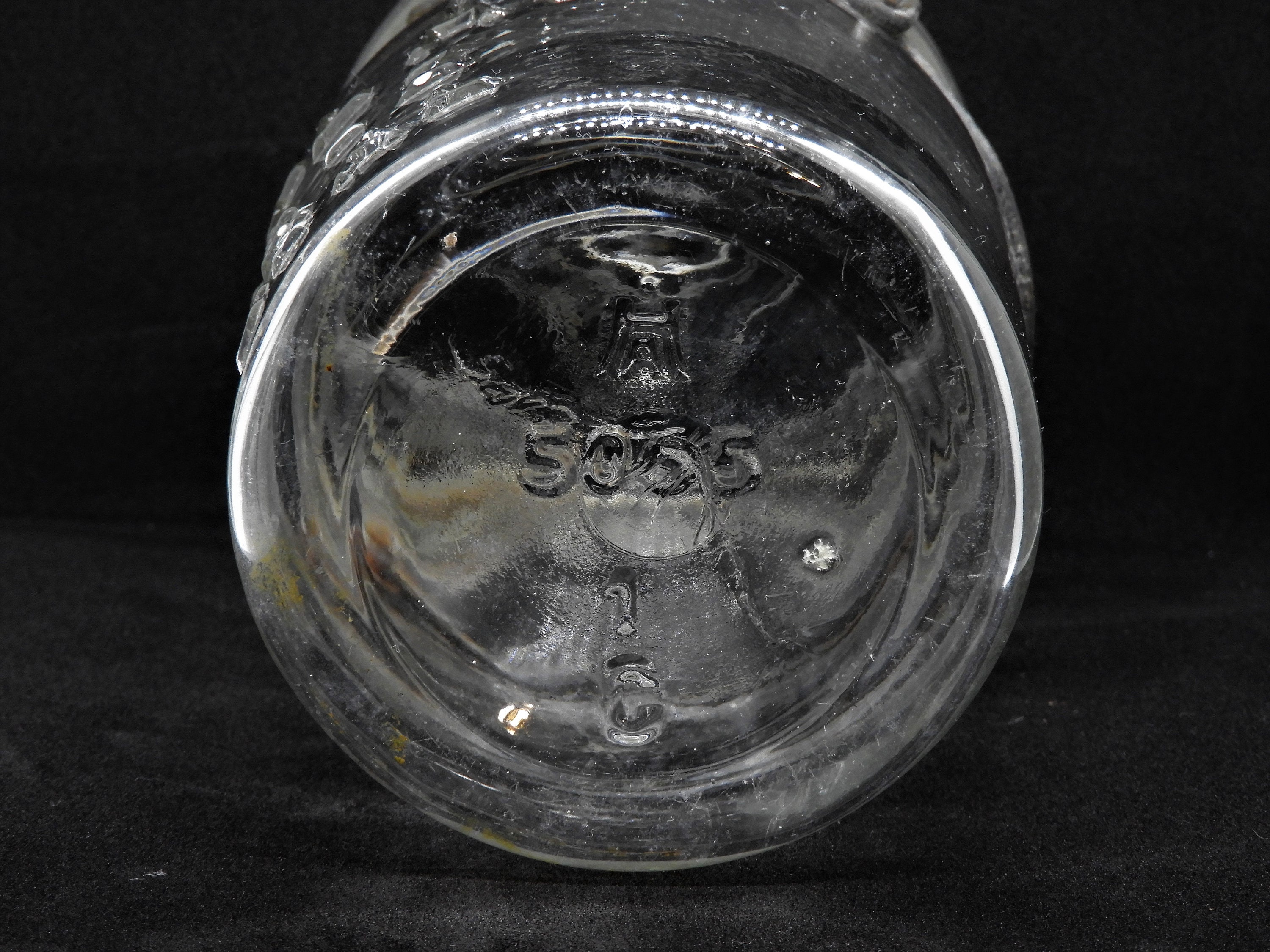 Vintage Hazel Atlas Jar, E Z Seal, Pint Size, Clear Glass, Metal Bale