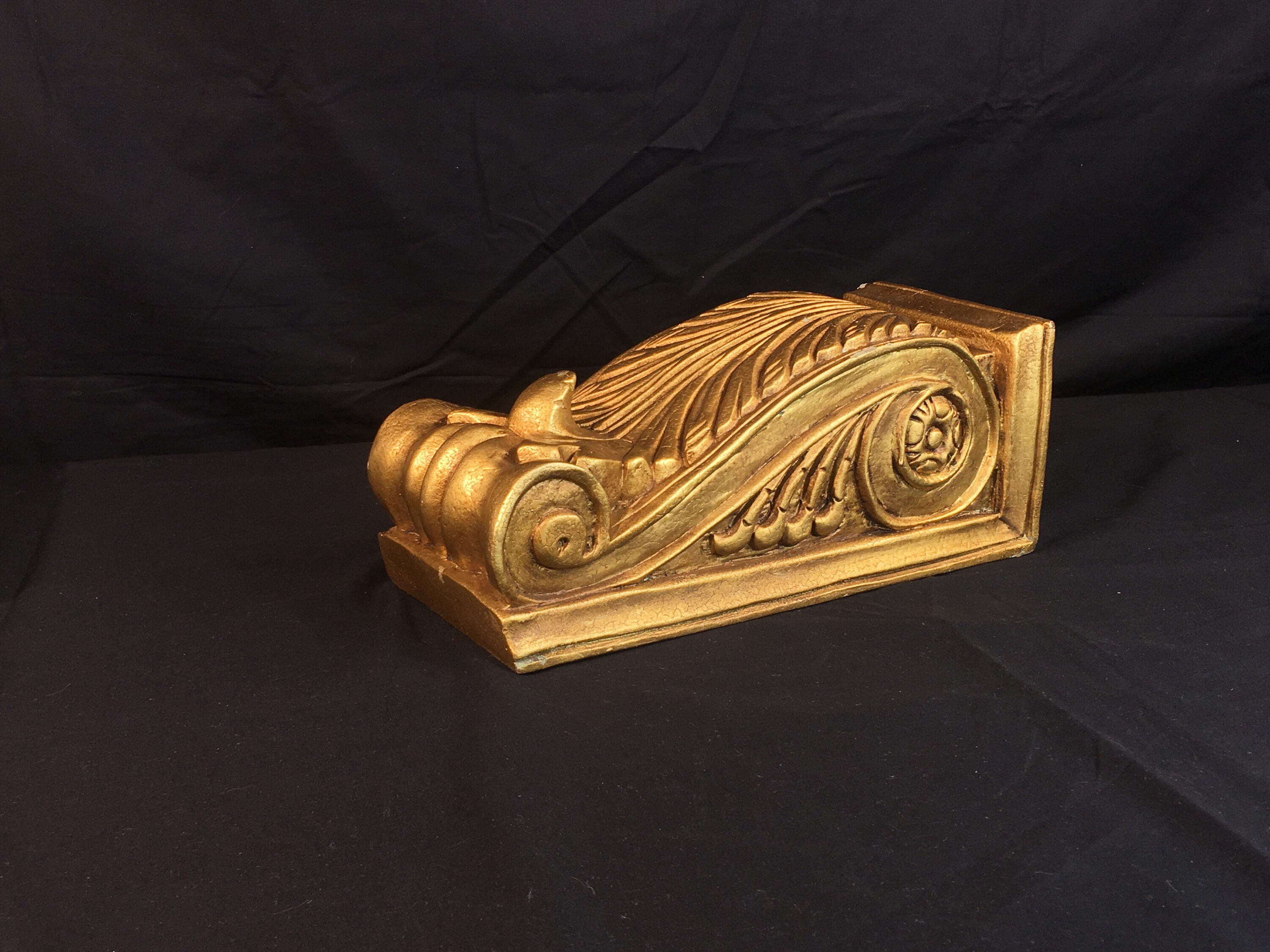 Vintage Carved Wall Sconce, Gold Florentine Shelf, Wooden ... on Wooden Wall Sconce Shelf Decorating id=17066