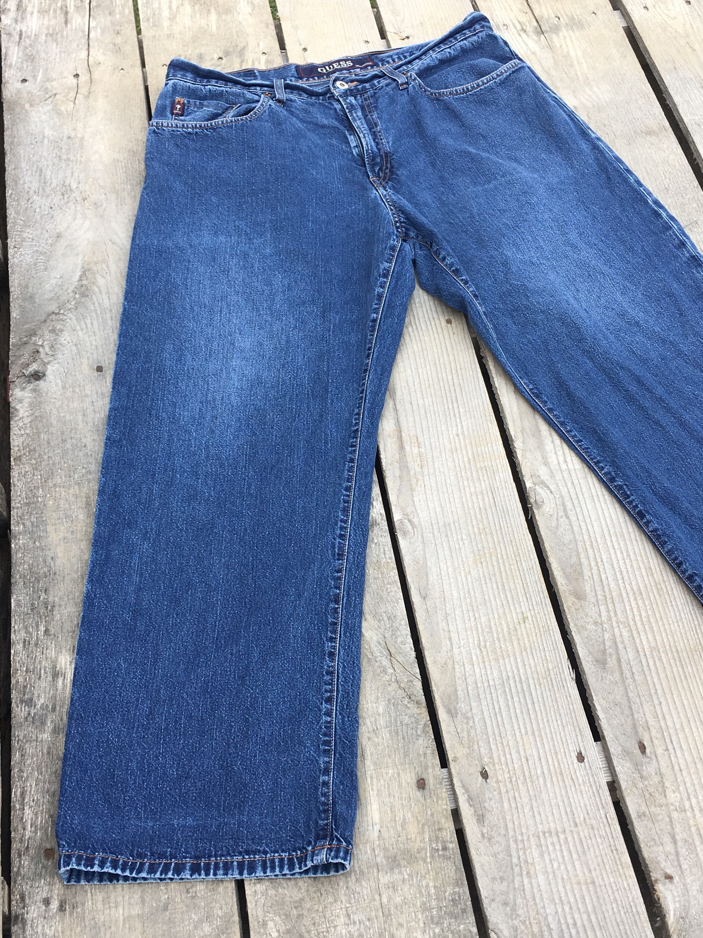 Vintage Guess Mom Jeans, Womens 35 Waist 29 Inseam Pants, Tall Rise ...