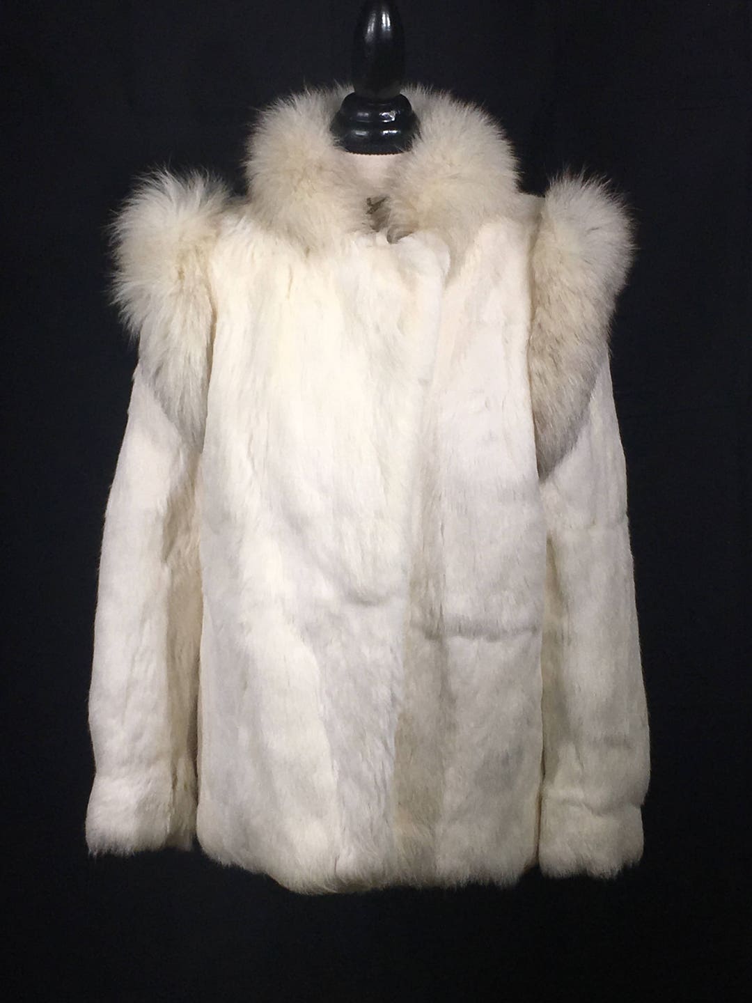 Vintage Bermans Fur Coat 100% Genuine Rabbit Winter Coat - Etsy