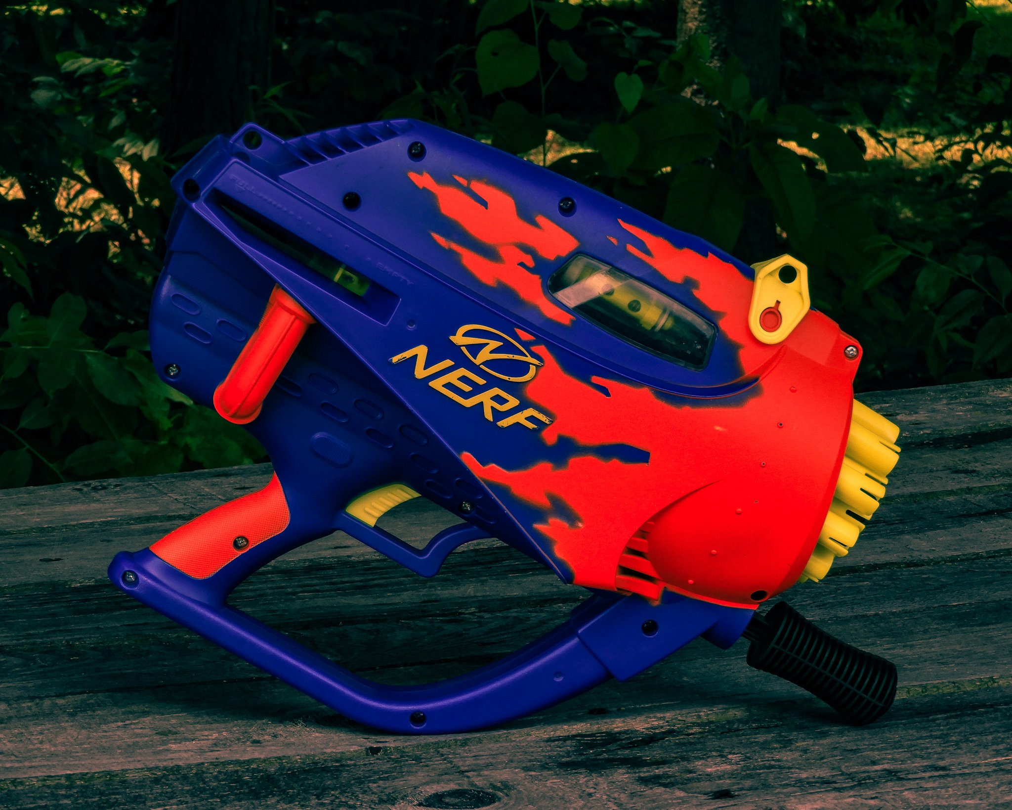 Vintage Nerf Gun, Airjet Power, 1999 Hasbro, 20 Round, Single Shot