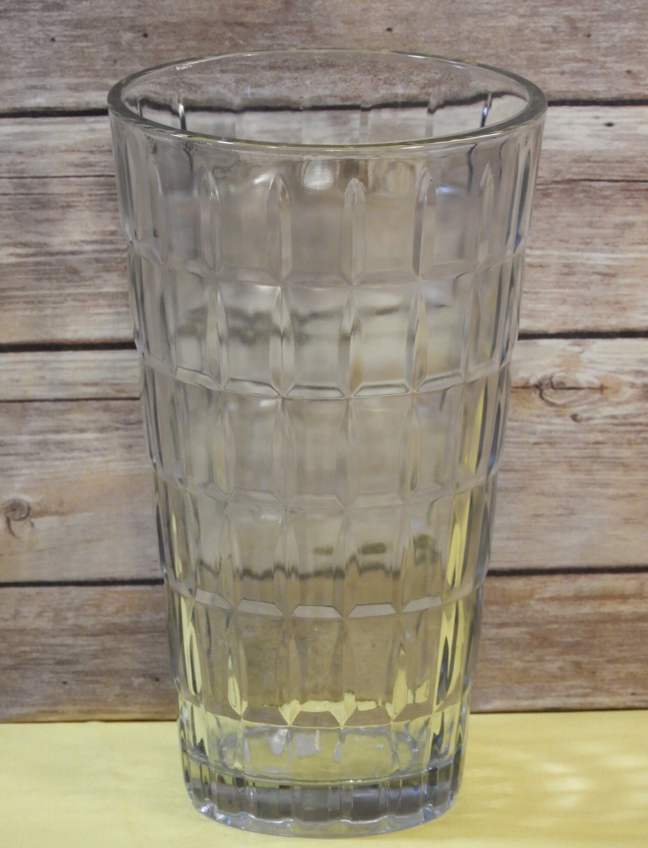 Vintage Glass Vase, Kitchen Counter Decoration, Clear Decorative